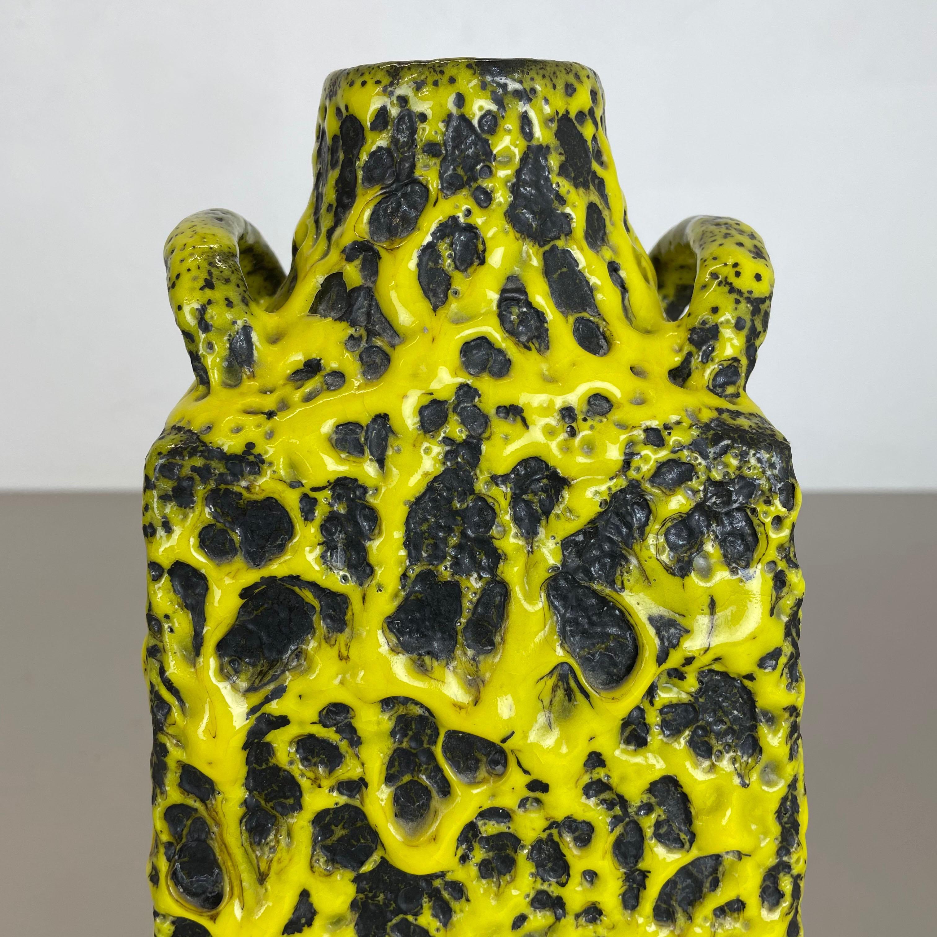 Extraordinary Vintage Pottery Fat Lava Vase Made by Es Keramik, Germany, 1960s For Sale 3