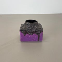 Außergewöhnliche Vintage-Vase aus Keramik Fat Lava, hergestellt von Es Keramik, Deutschland, 1970er Jahre