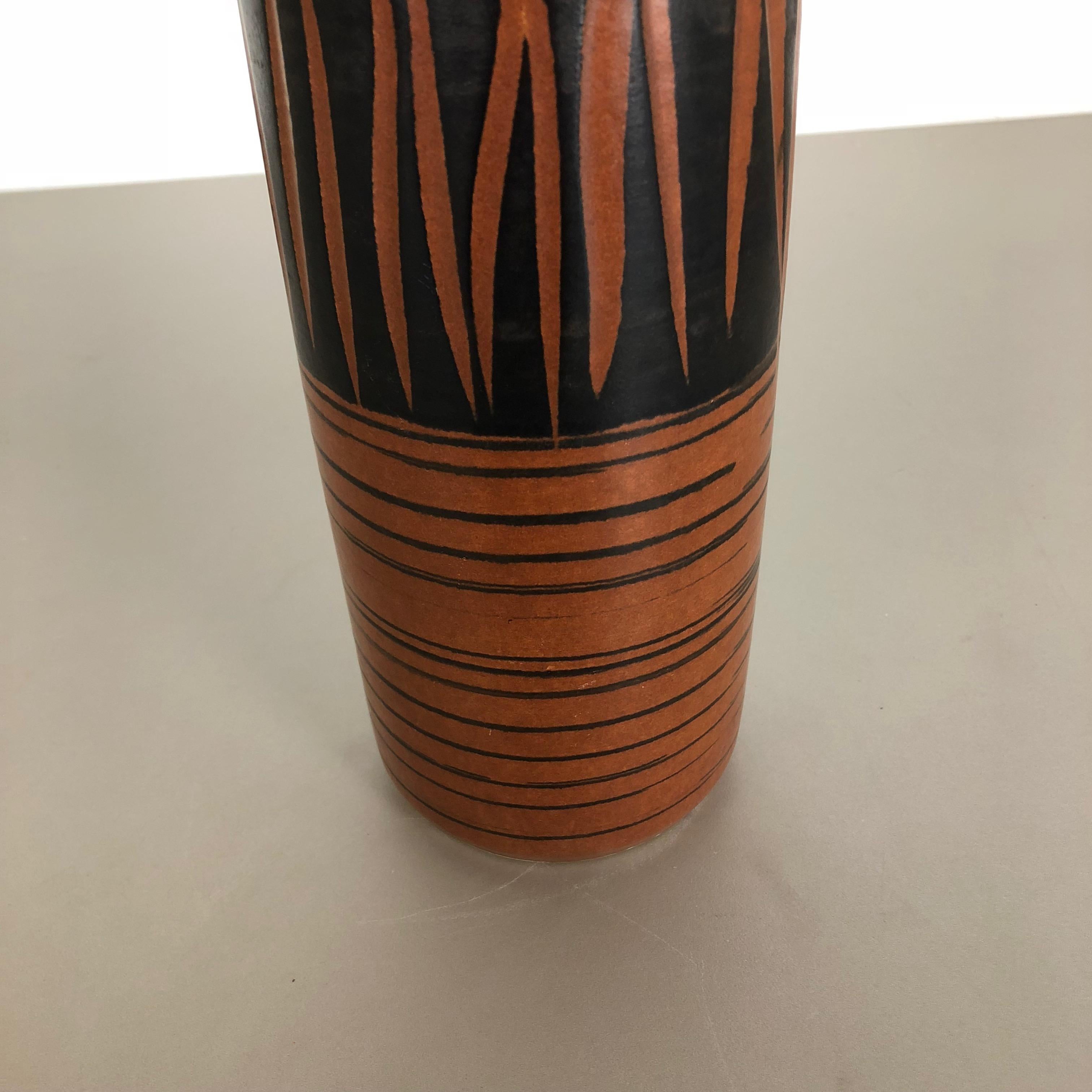 Außergewöhnliche Vintage-Vase aus Keramik Fat Lava von Scheurich, Deutschland, 1970er Jahre im Angebot 8