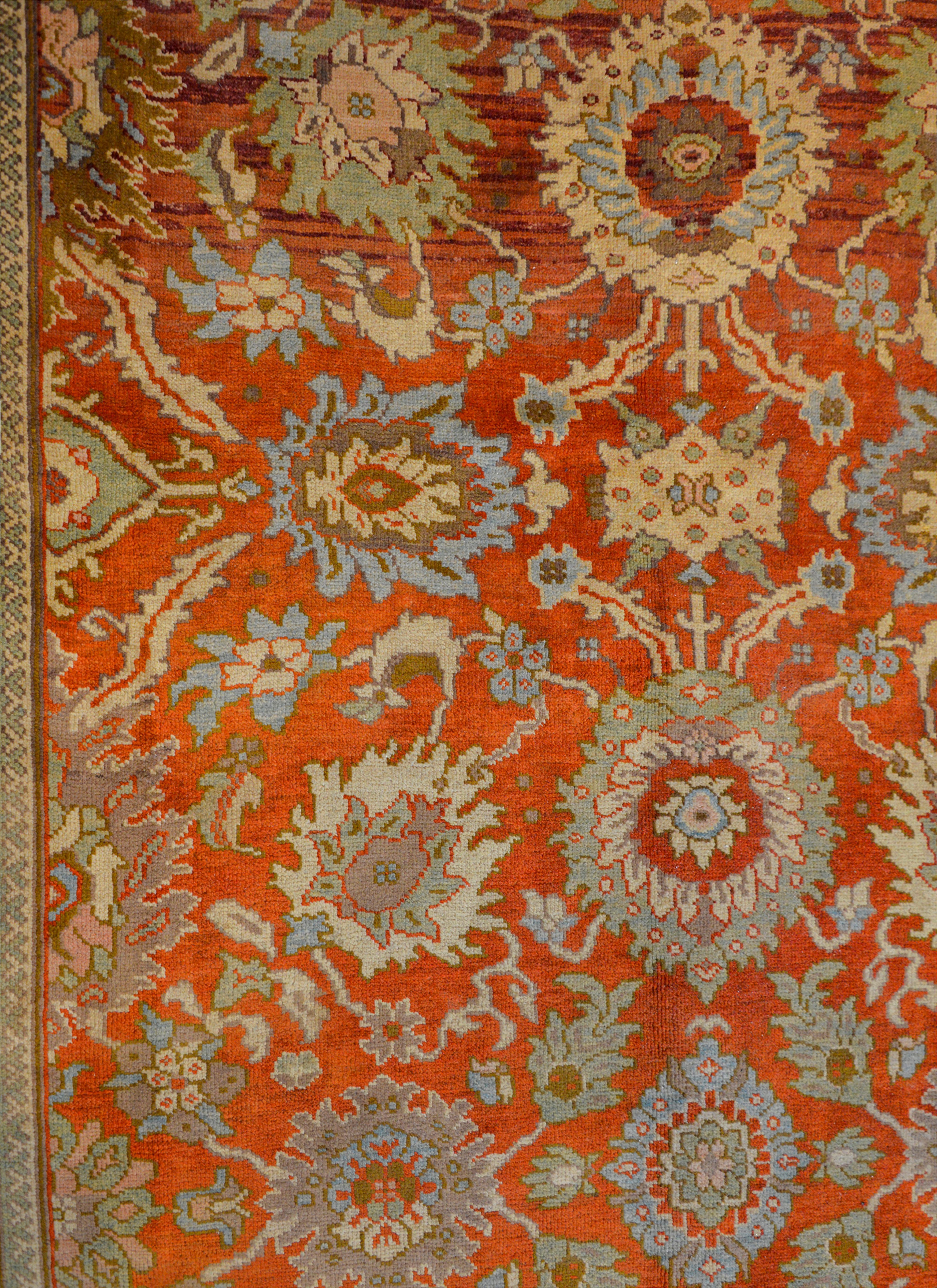 Außergewöhnlicher Sultanabad Teppich im Vintage-Stil (21. Jahrhundert und zeitgenössisch) im Angebot