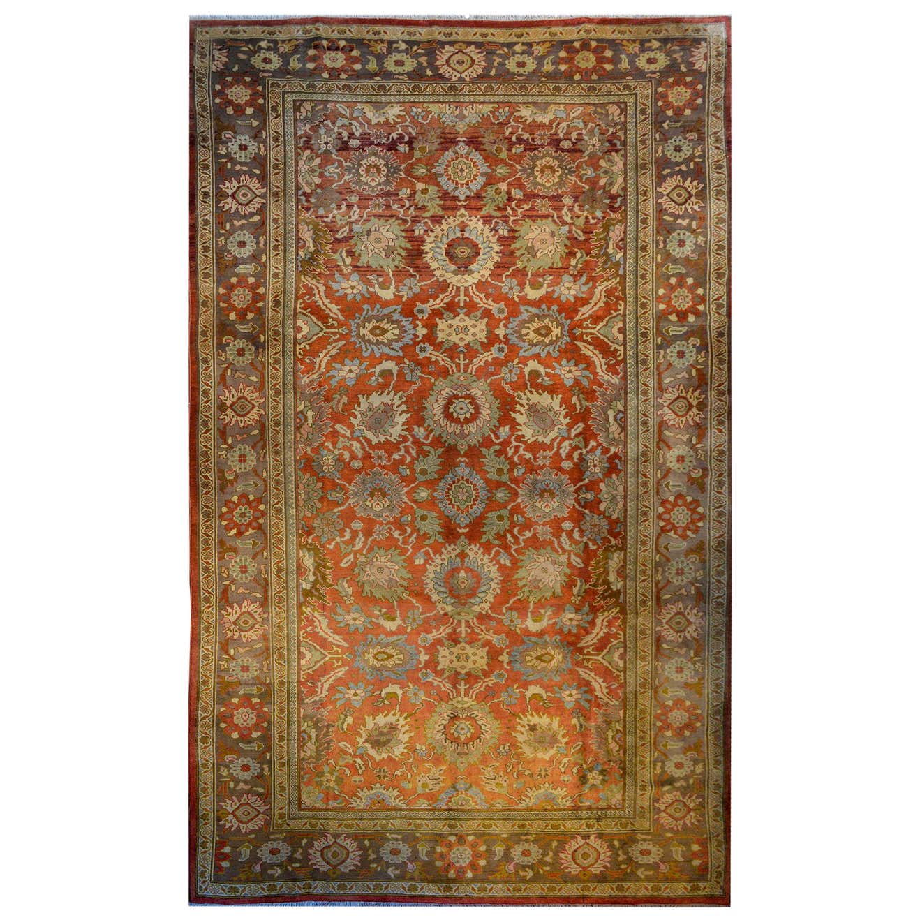 Extraordinary Vintage Sultanabad Rug For Sale at 1stDibs