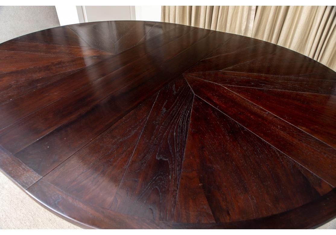 Extraordinary Walnut Pedestal Table from John Rosselli 7