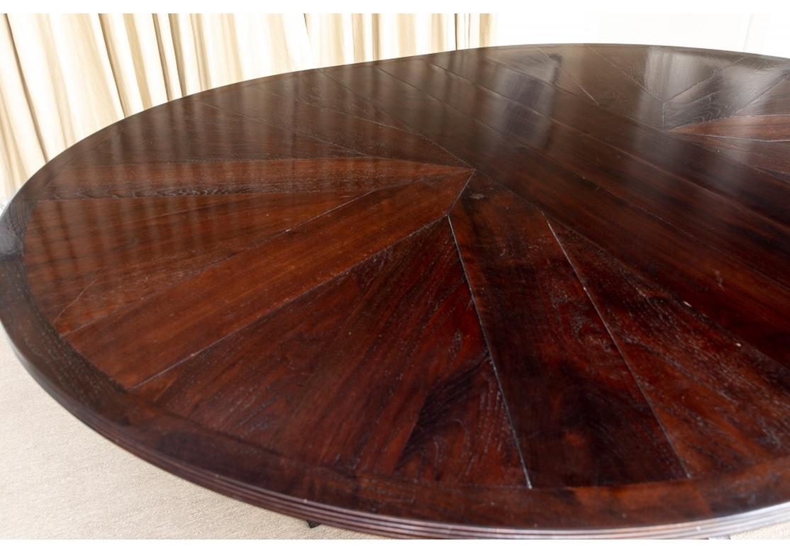 Extraordinary Walnut Pedestal Table from John Rosselli 8