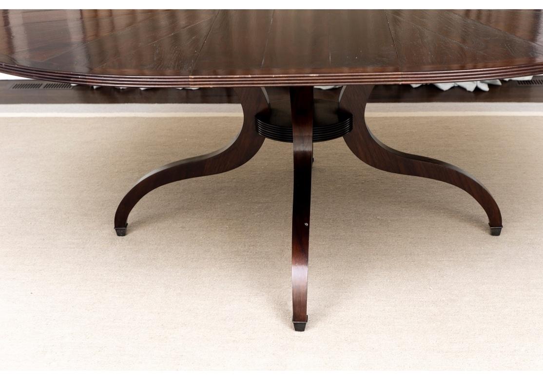 Extraordinary Walnut Pedestal Table from John Rosselli 9