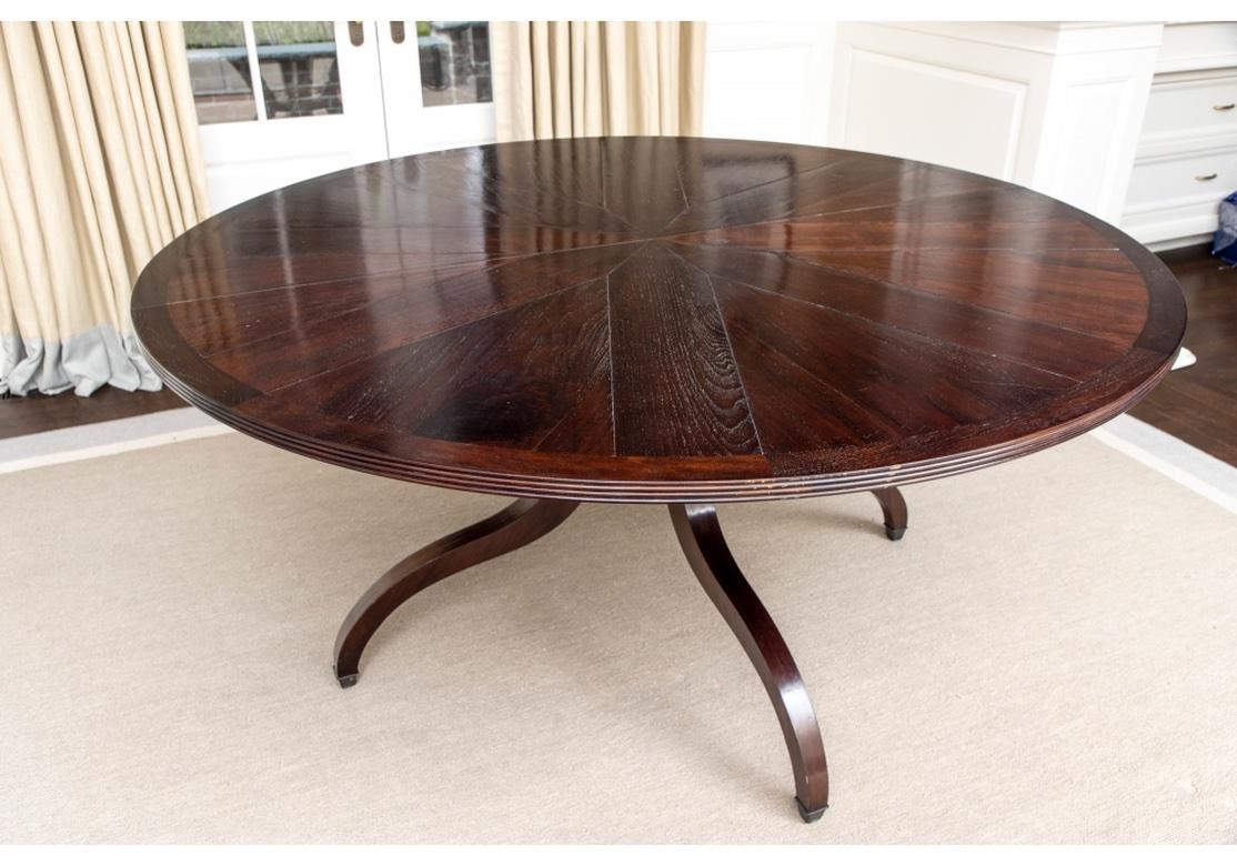 Extraordinary Walnut Pedestal Table from John Rosselli 12