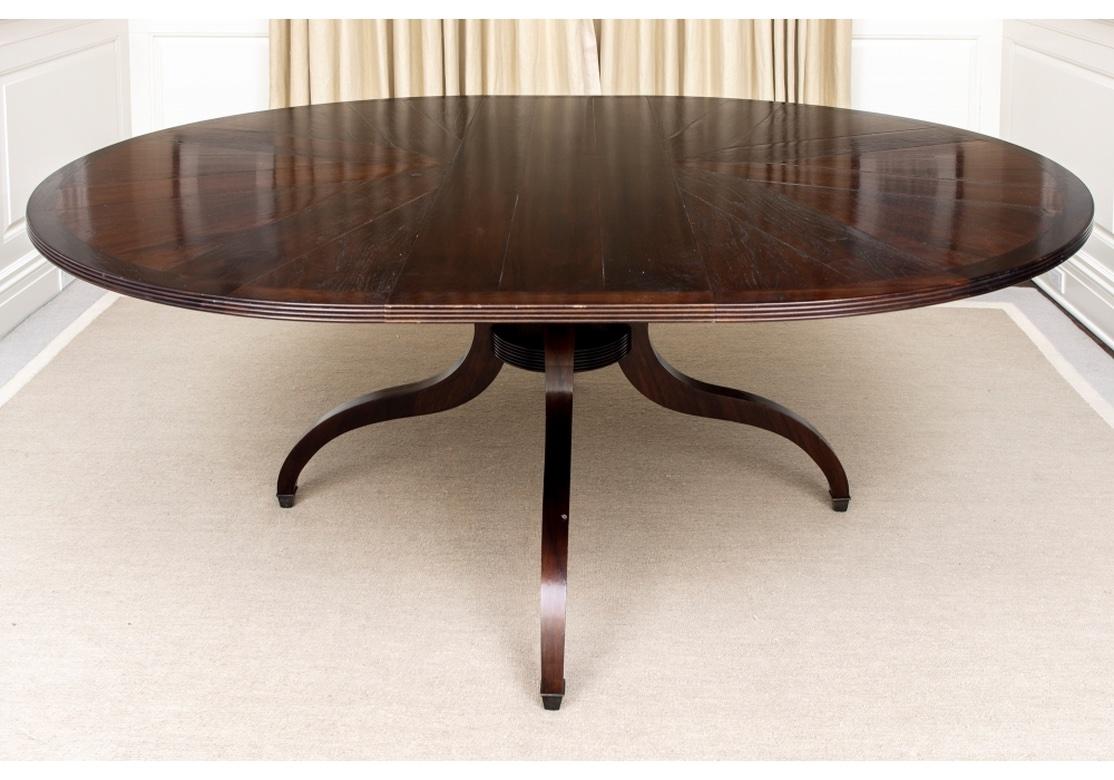 Extraordinary Walnut Pedestal Table from John Rosselli 2