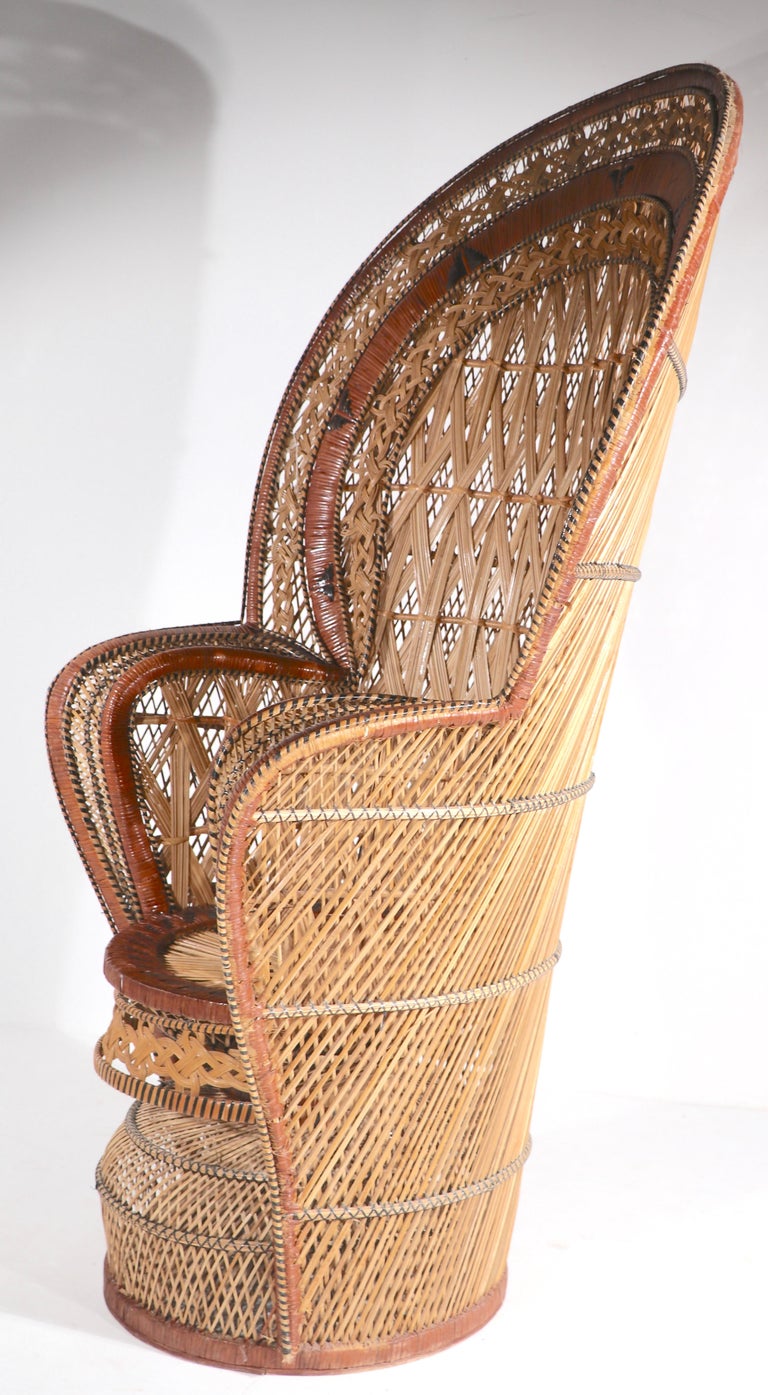 Extraordinary Peacock Chair Wicker Images