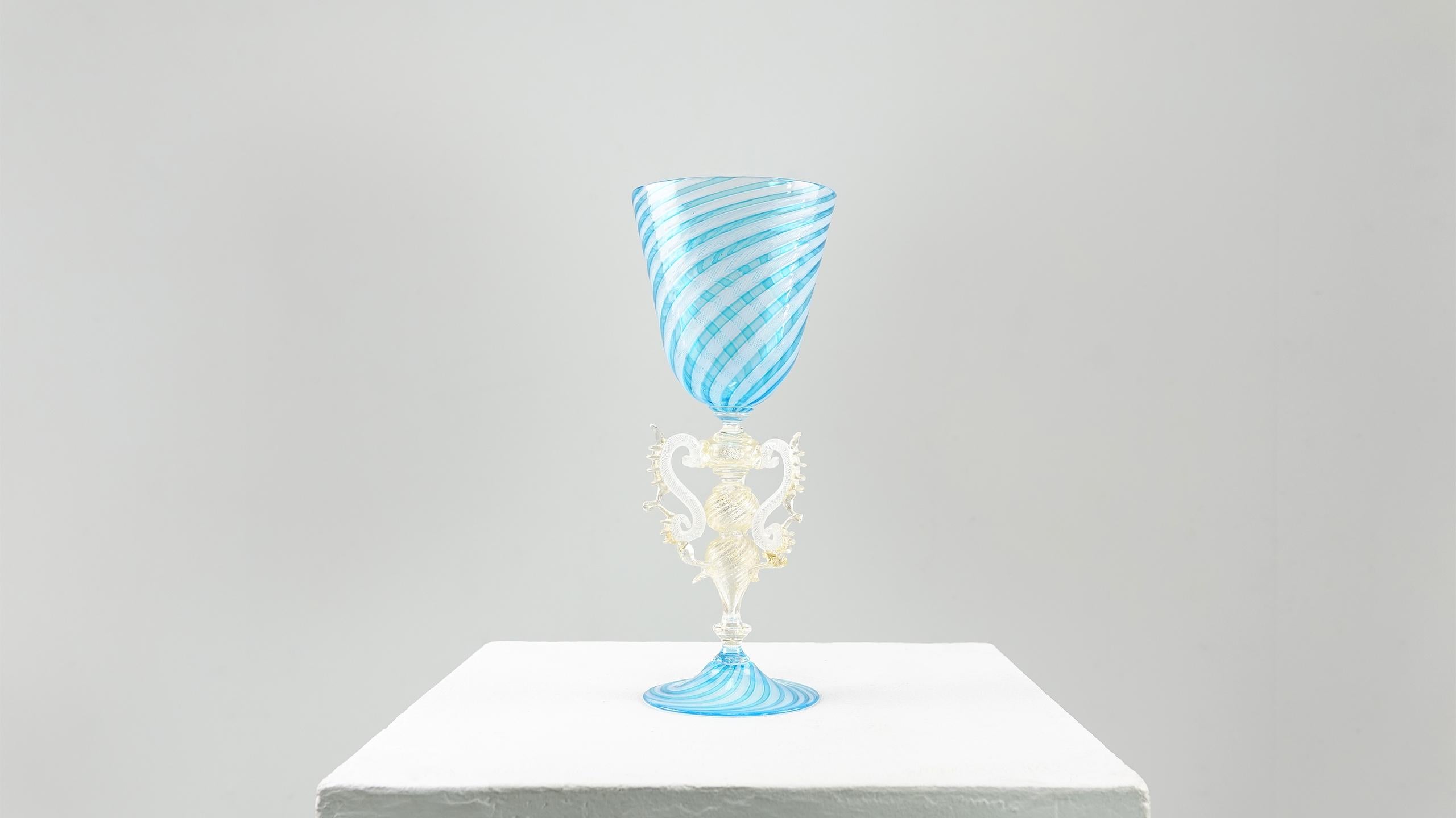 Extraordinary Wonderful Giant Venetian Collector's Glass of Barovier Toso 3