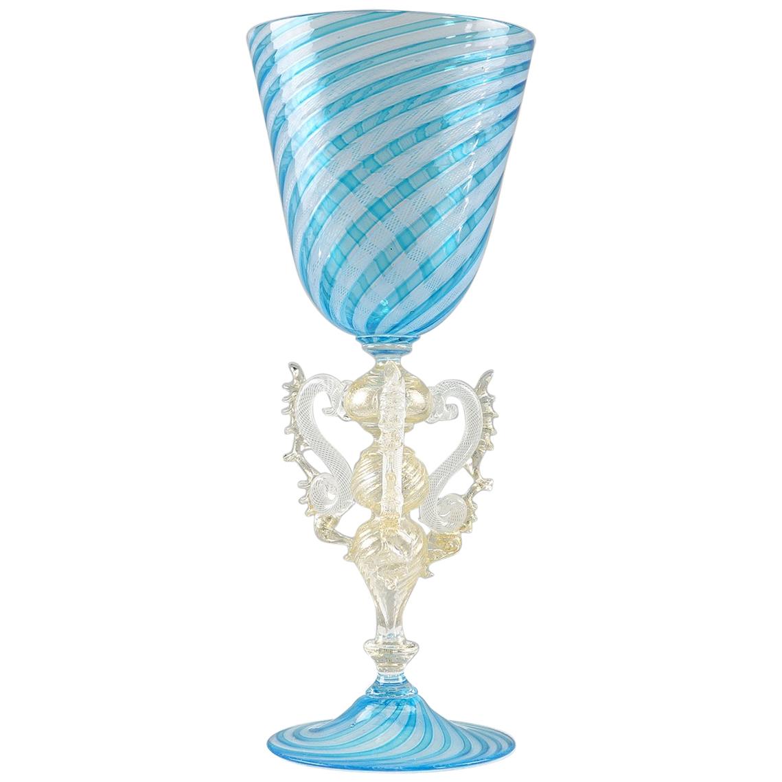 Extraordinary Wonderful Giant Venetian Collector's Glass of Barovier Toso