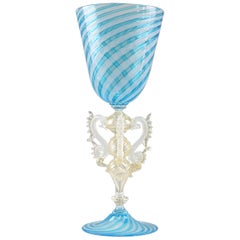 Extraordinary Wonderful Giant Venetian Collector's Glass of Barovier Toso