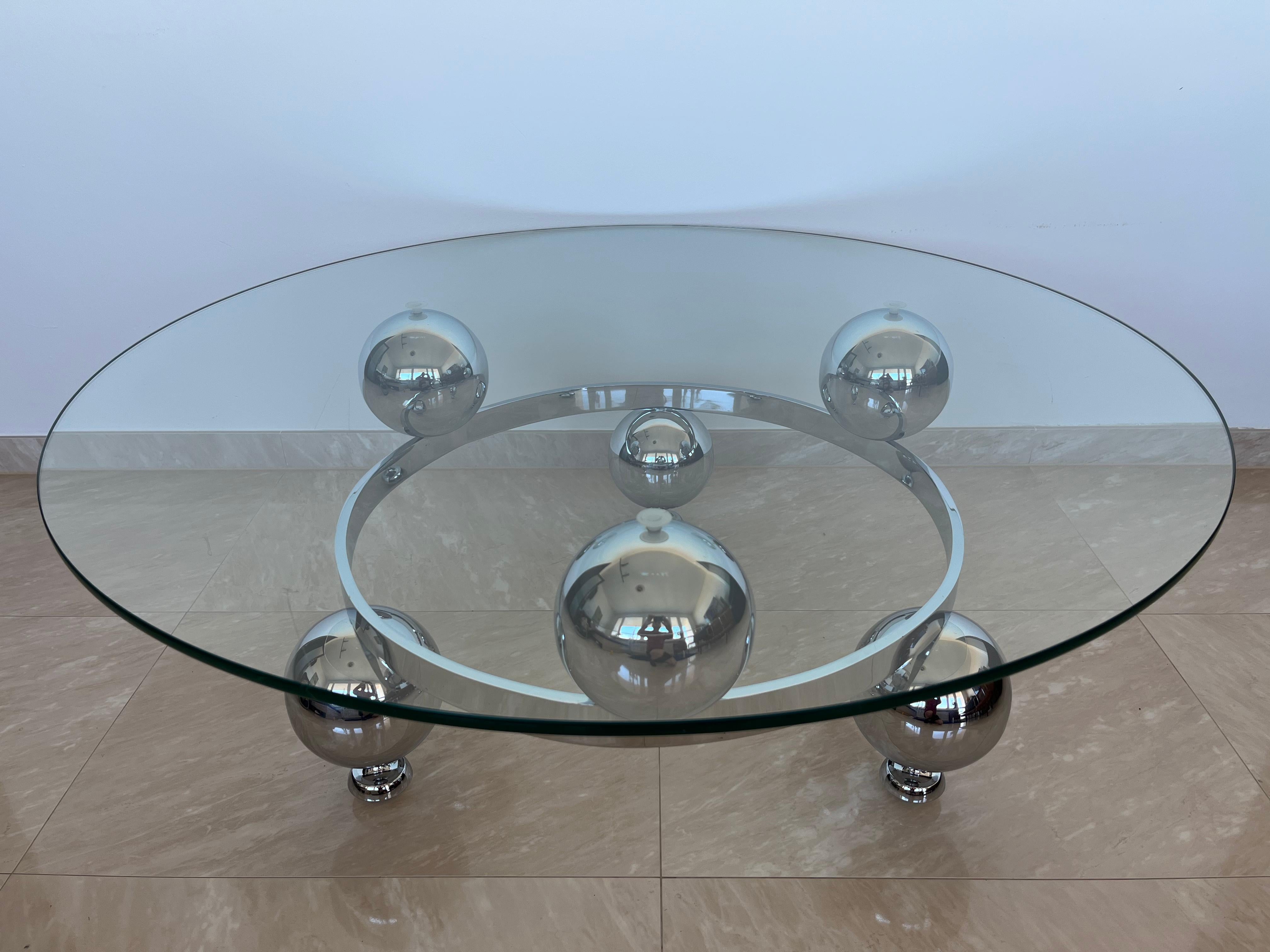 Mid-Century Modern Extraordinary XL Space Age Coffe Table, 1970s For Sale