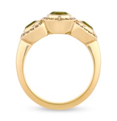 Extraterrestrial Peridot Ring, 1.64 Carats