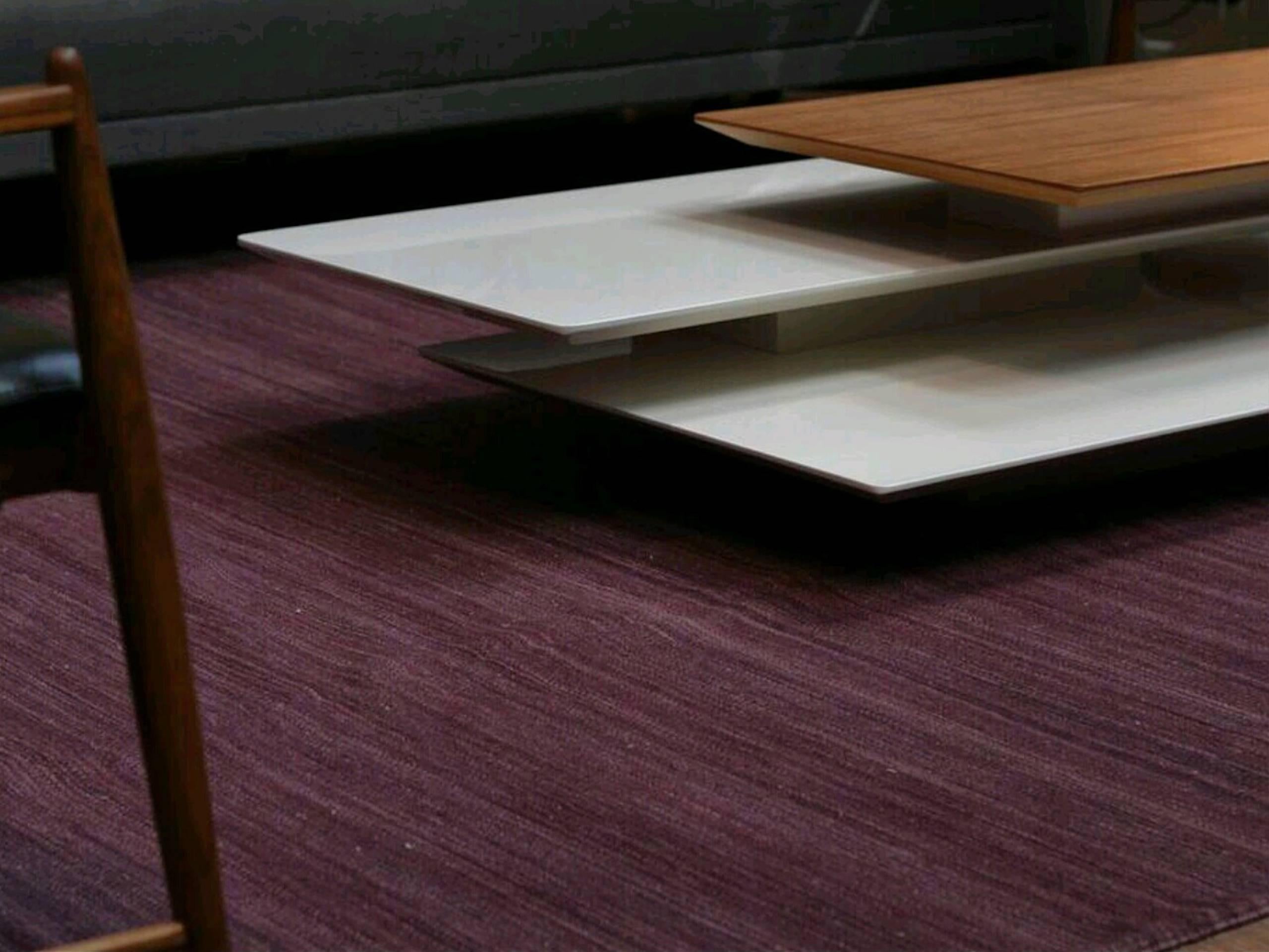 Extratos Brazilian Contemporary Lacquered and Wood Centre Table by Lattoog 2