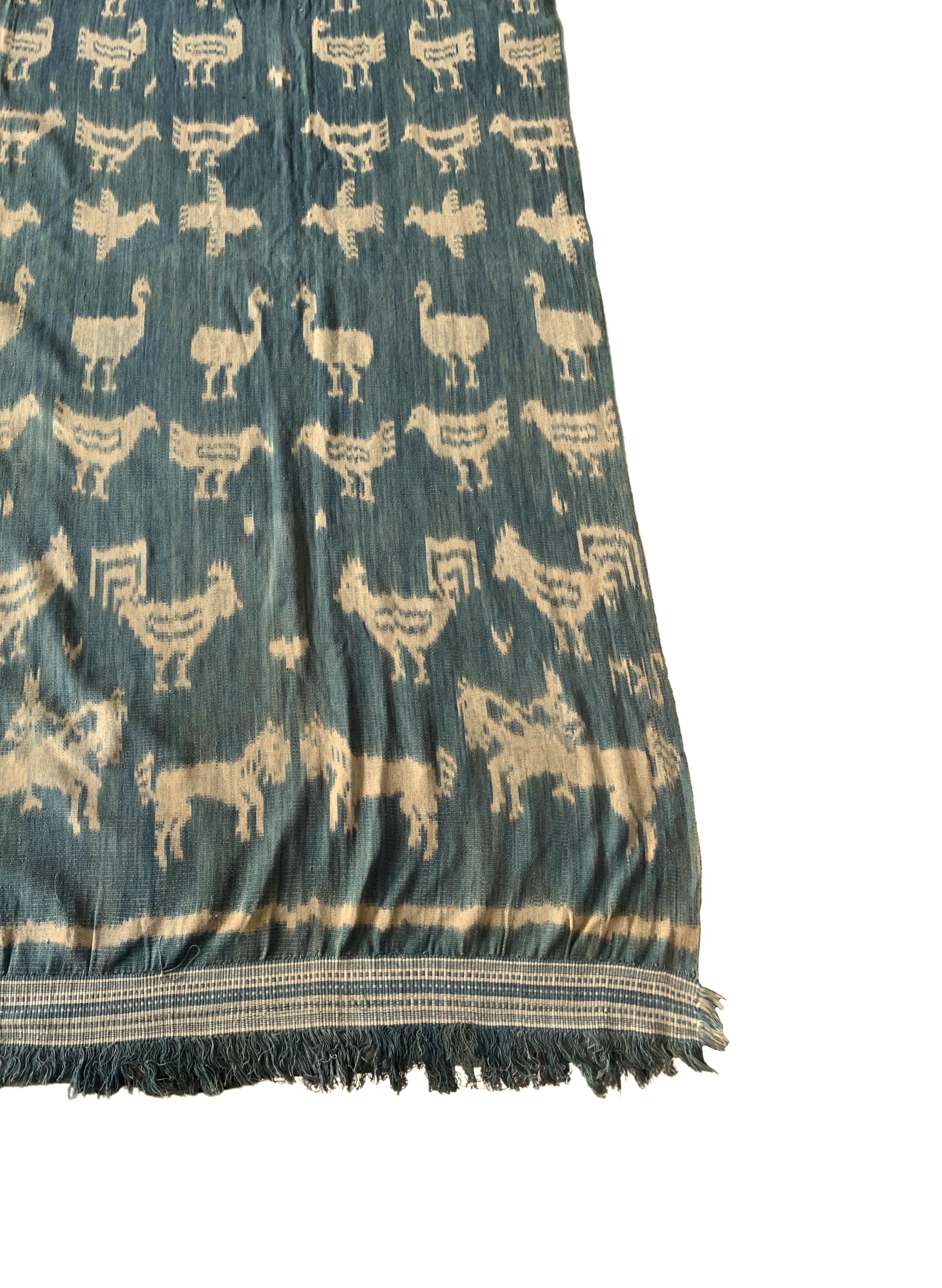 Other Extravagant and very long Ikat Textile from Sumba Island, Indonesia