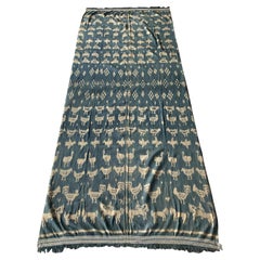 Extravagant and very long Ikat Textile from Sumba Island, Indonesia
