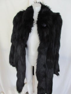 Extravagant Black Fur Coat