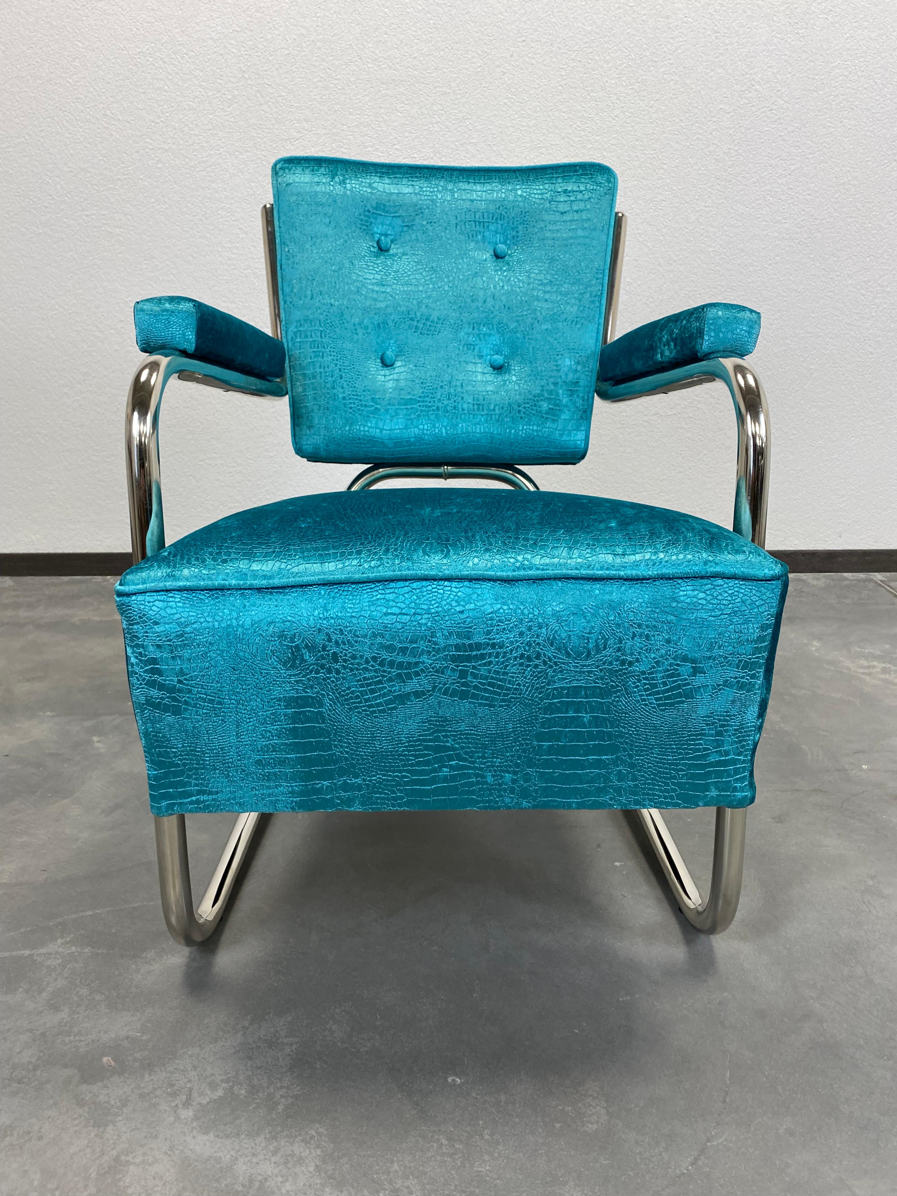 Acciaio Stravaganti poltrone cromate Bauhaus in vendita