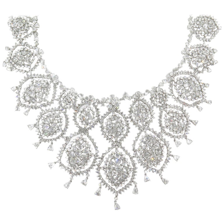 Extravagant Diamond Necklace For Sale at 1stDibs | extravagant necklace,  extravagant necklaces, diamond necklace for sale