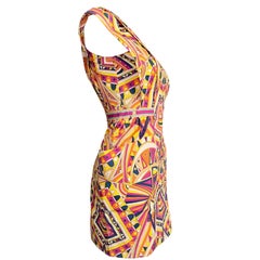 EXTRAVAGANT Emilio Pucci S/S 2009 Kaleidoscope Sculptural Shift Dress 40