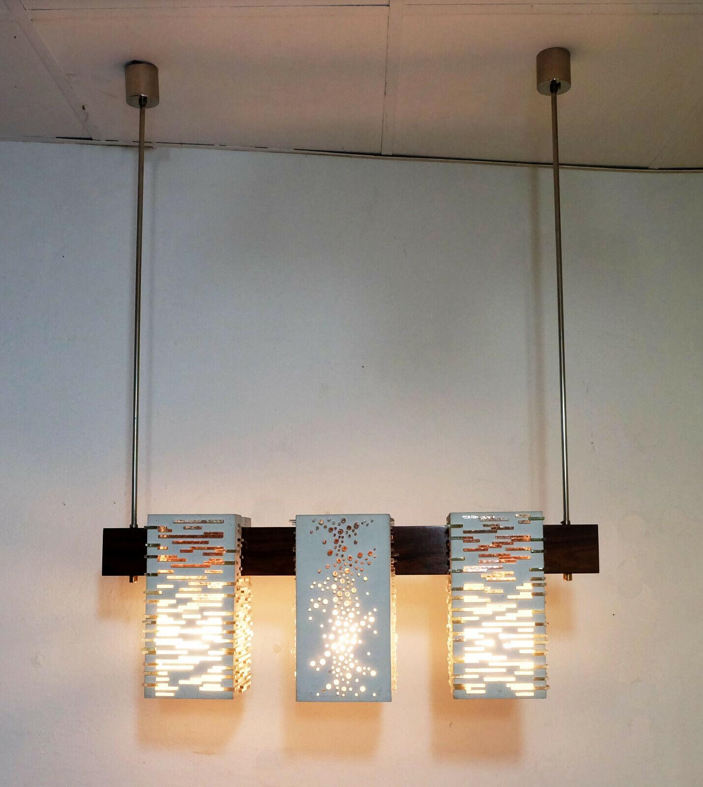 Glass Extravagant Pendant Lamp Unique Design, 1960s For Sale