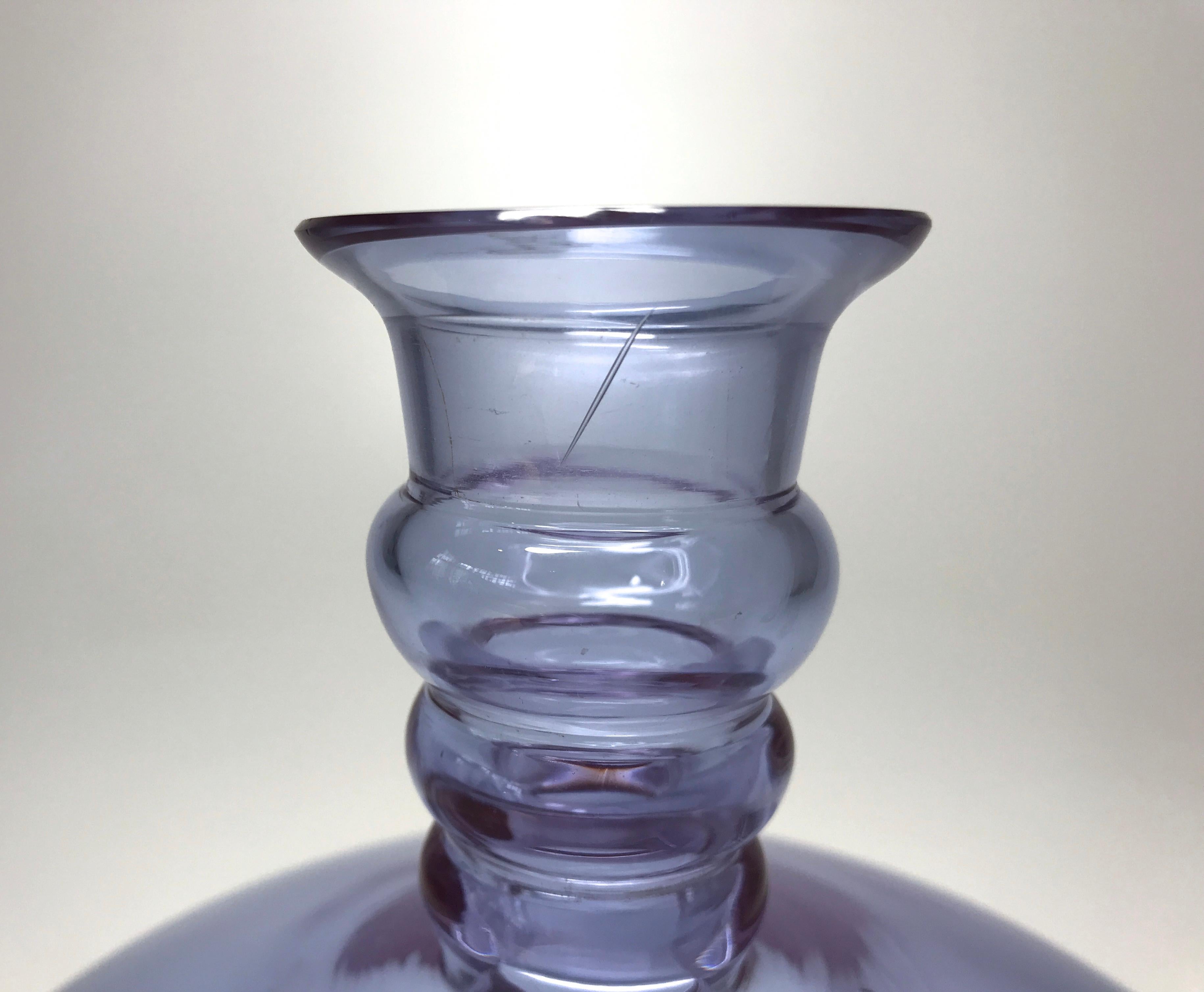 Polished Extravagantly Large, Fabulous Moser Alexandrite Crystal Art Deco Perfume Bottle