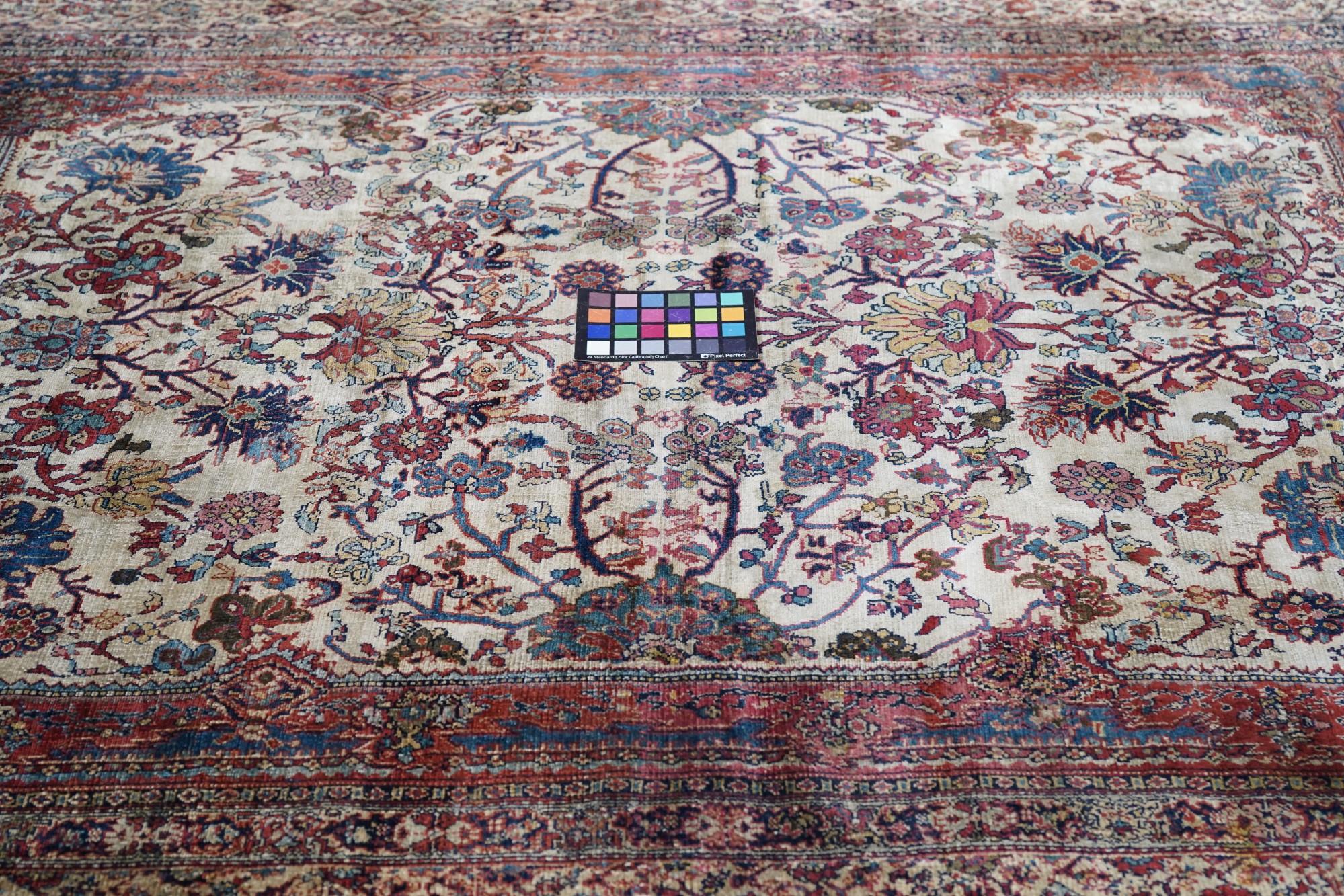 Extreamly Fine Antique and Rare Persian 100% Silk Senneh Rug For Sale 4