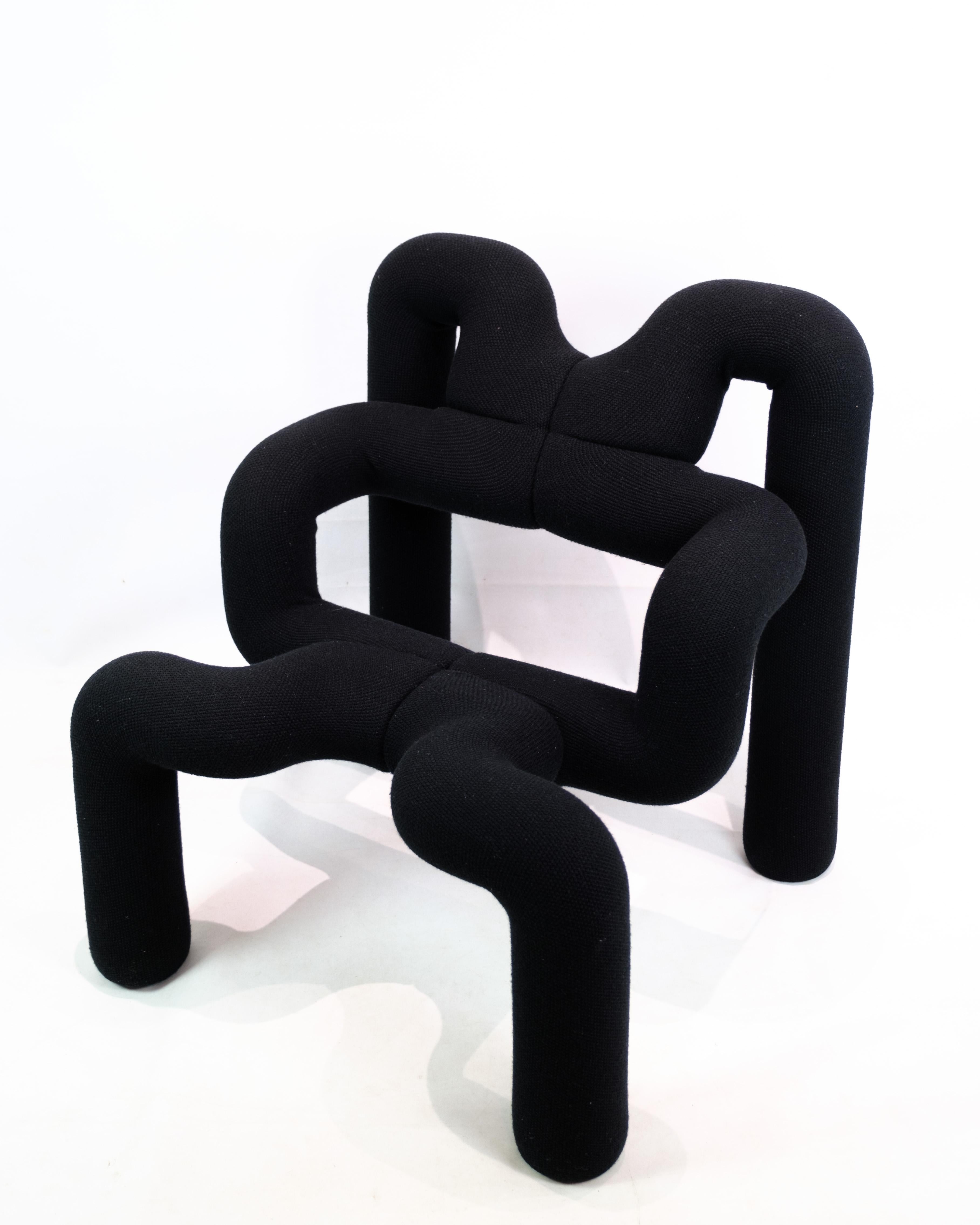 Extrem chair designed by Terje Ekstrøm and wool textile by Norwedian Devold For Sale 3