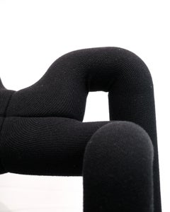 Extrem chair designed by Terje Ekstrøm and wool textile by Norwedian Devold