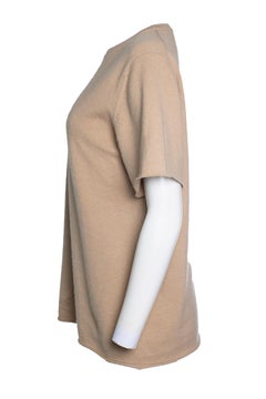 Extreme cashmere, beige knitted top