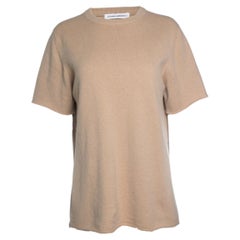 Extreme cashmere, beige knitted top