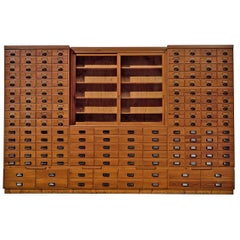 Extreme Large Apothecary Chest, Denmark, 1950s