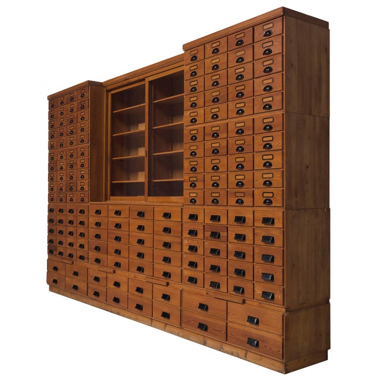 Extreme Large Apothecary Chest For Sale at 1stdibs