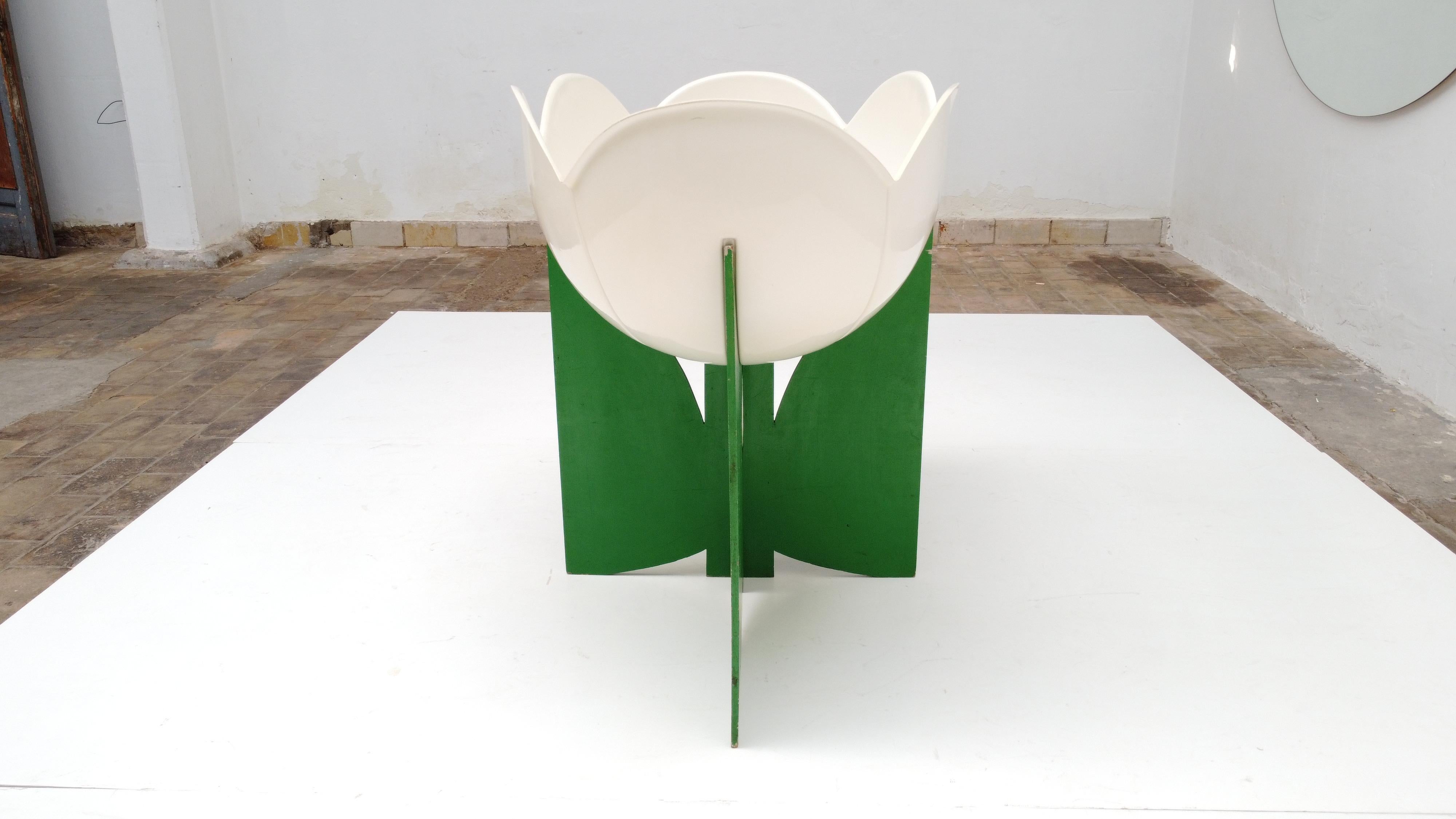 Extremely Rare, Philippe Pradalie 'Berceau Fleur', for 'Atelier A, 'Paris , 1970 11