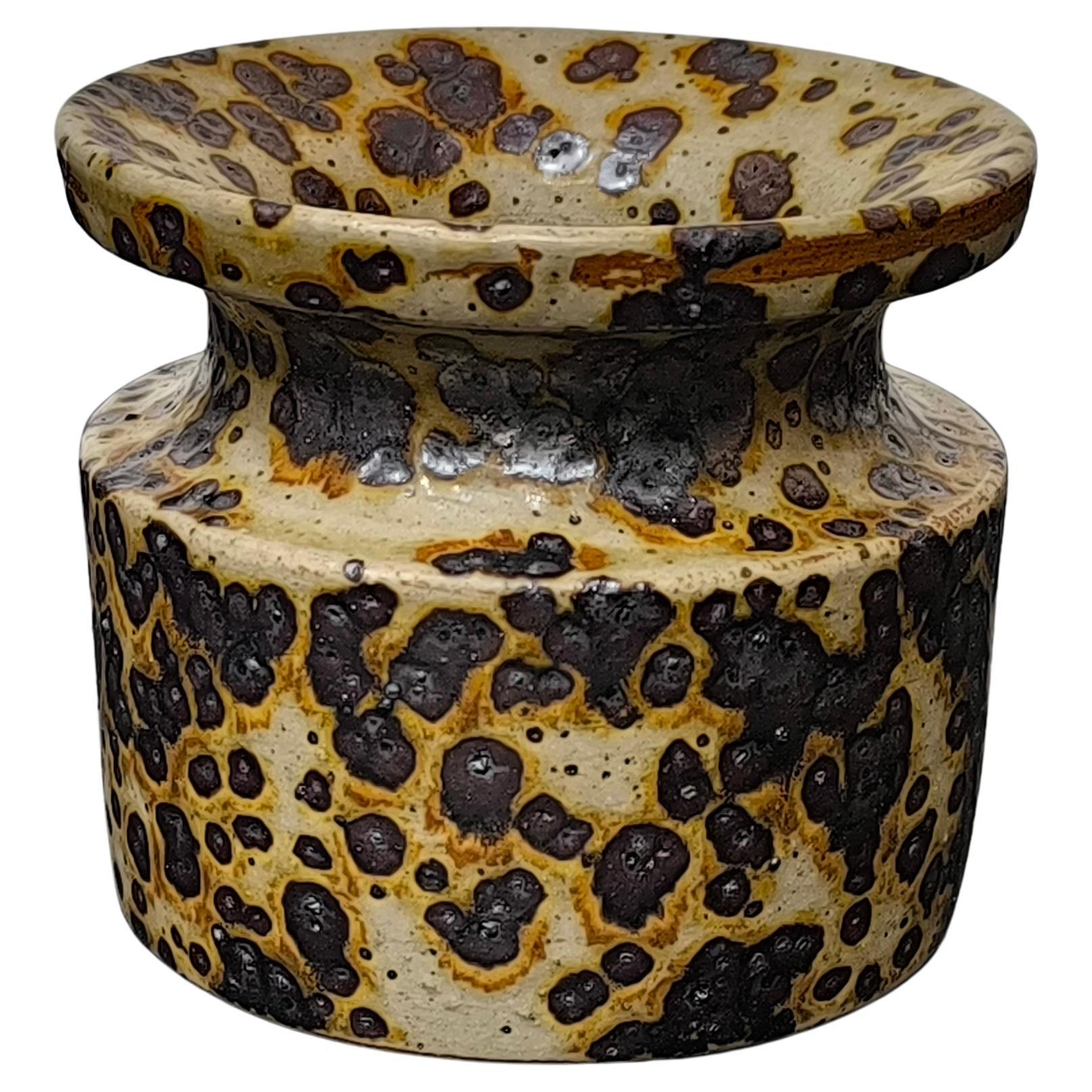 Extremely Beautiful Stoneware Jar by Swedish Ceramist Claes Thell, Sweden 1978
