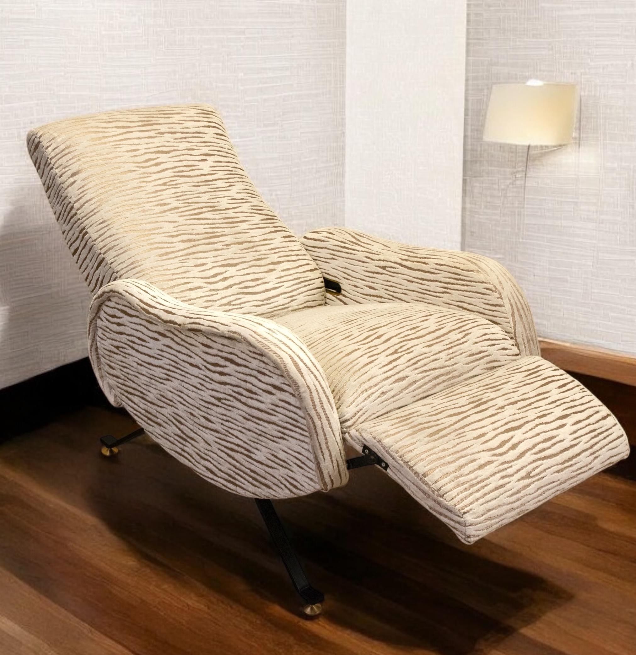 Sillones o butacas reclinables extremadamente cómodos de mediados de siglo 1950 en Bueno estado para la venta en Rome, IT