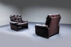 Paire de fauteuils extrêmement confortables par Afra e Tobia Scarpa Italie 70'