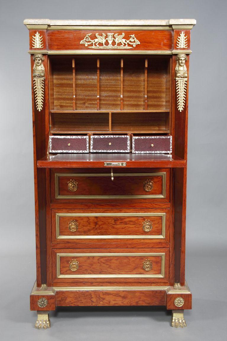 Extremely Decorative Secretary Empire Style with Dummies Books 6