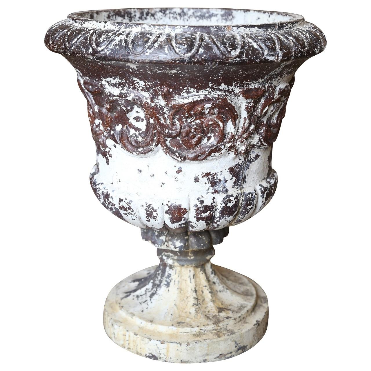 Extremely Decorative Terracotta Urn 1