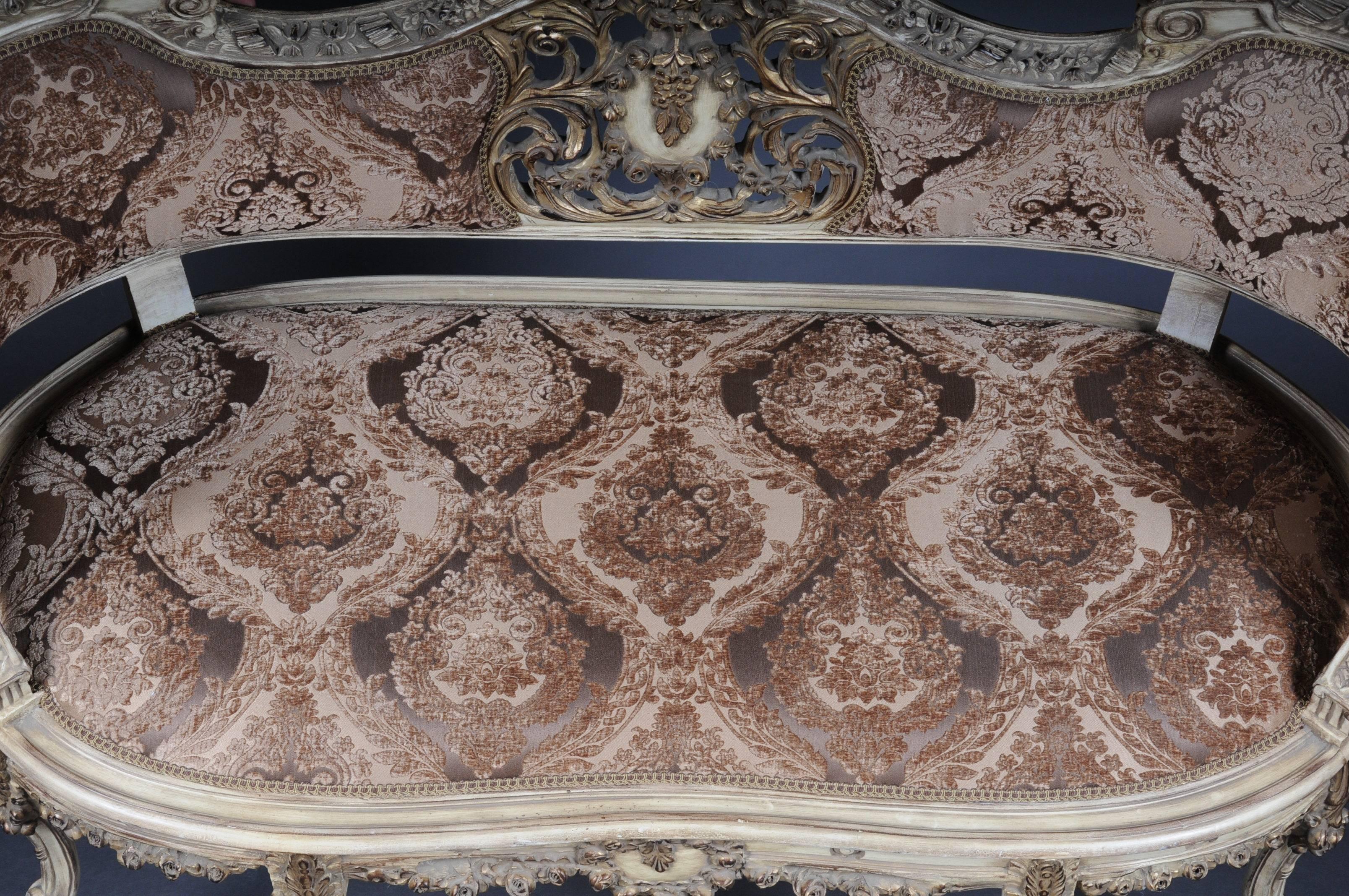 Äußerst elegantes französisches Sofa, Louis Seize XVI. im Angebot 3
