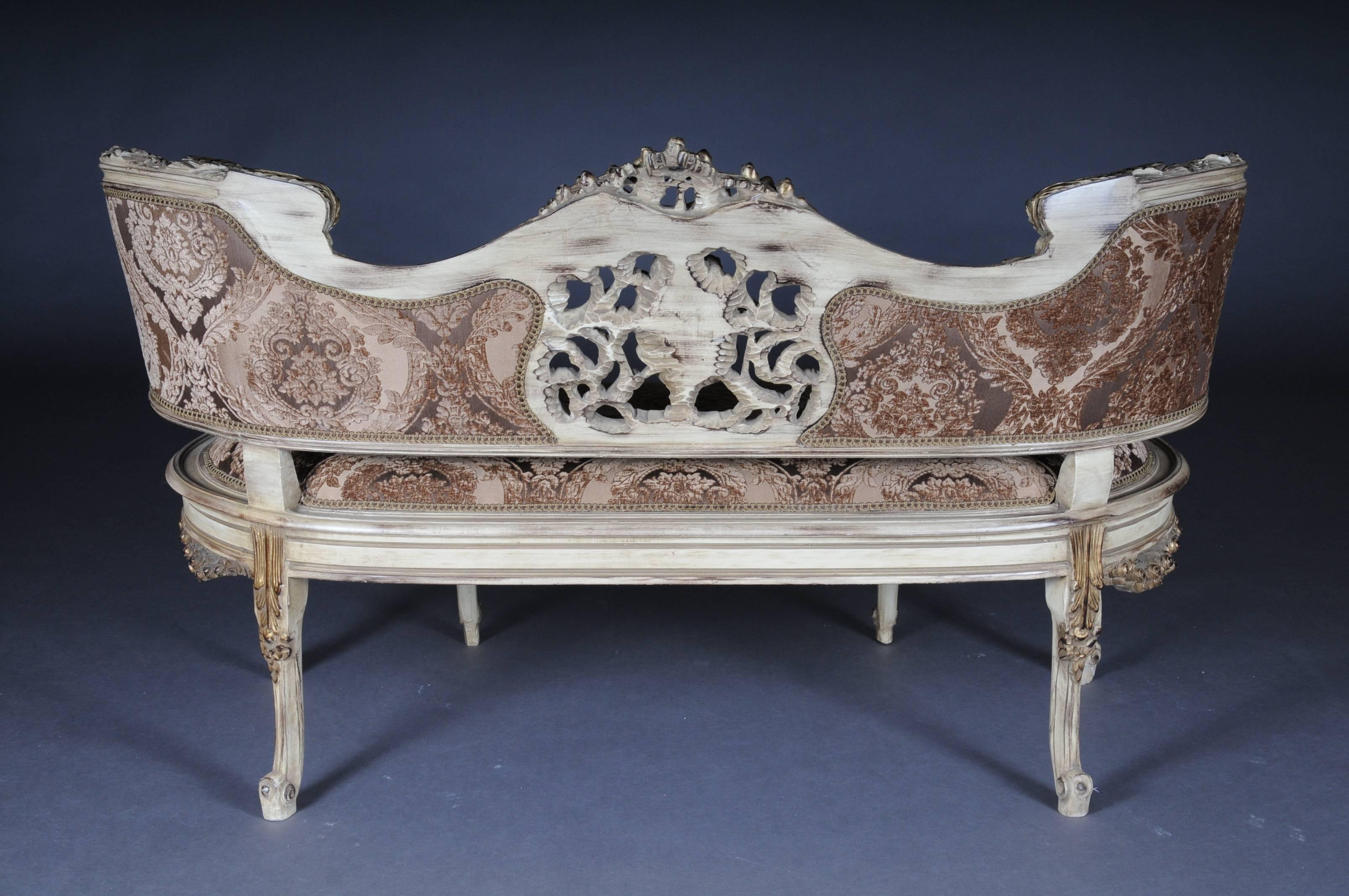 Äußerst elegantes französisches Sofa, Louis Seize XVI. im Angebot 2