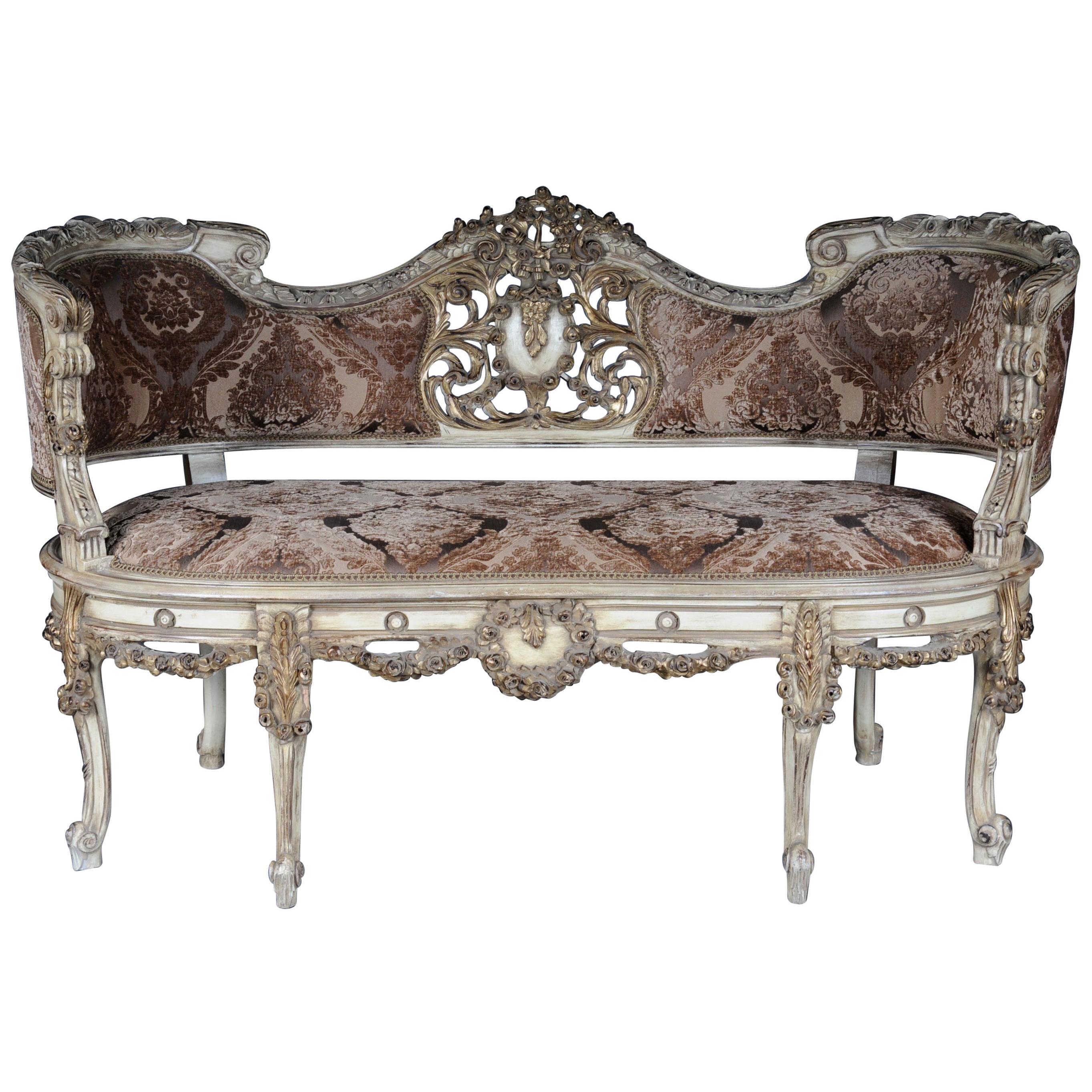 Äußerst elegantes französisches Sofa, Louis Seize XVI. im Angebot
