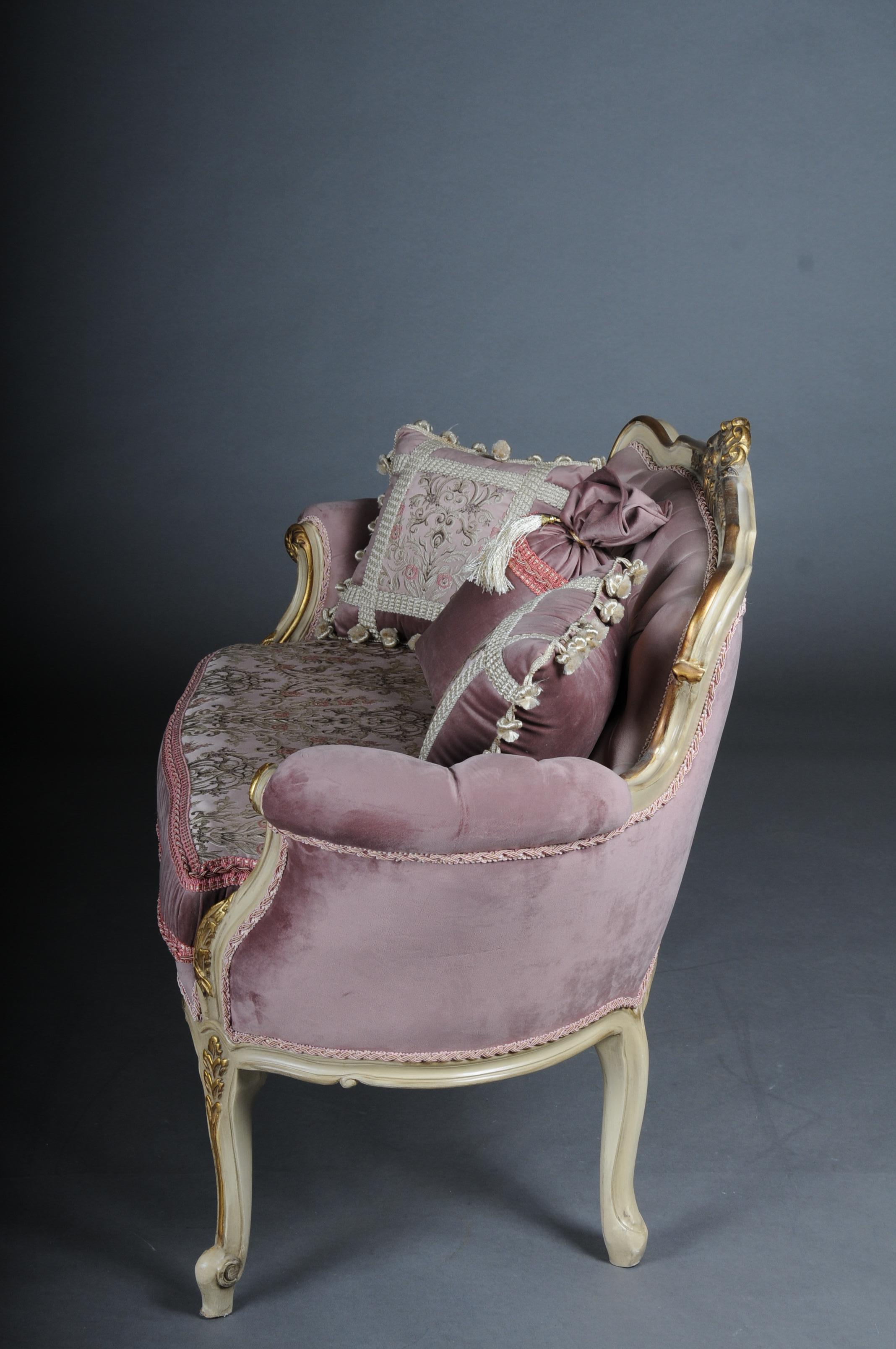 Äußerst elegantes französisches Sofa, Louis XV. im Angebot 4