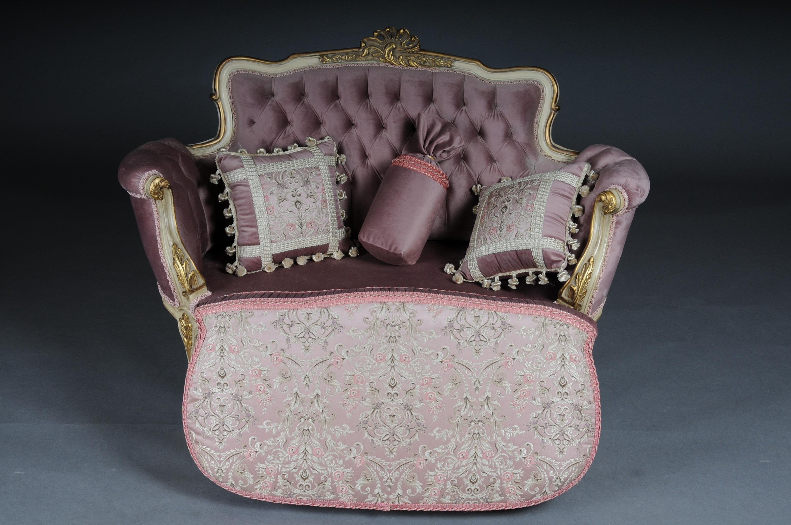 Canapé français extrêmement élégant, Louis XV en vente 9