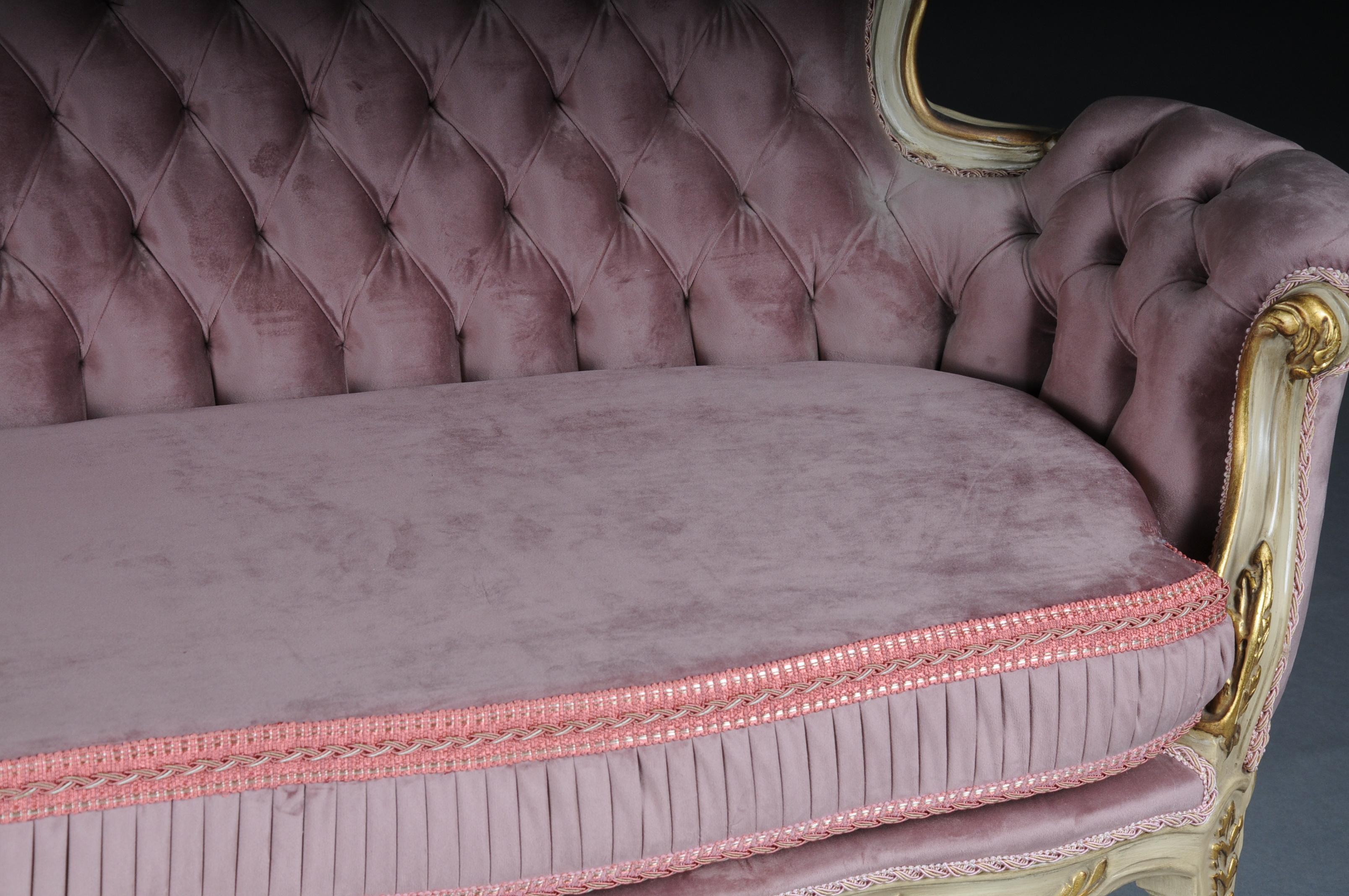 Äußerst elegantes französisches Sofa, Louis XV. im Angebot 11