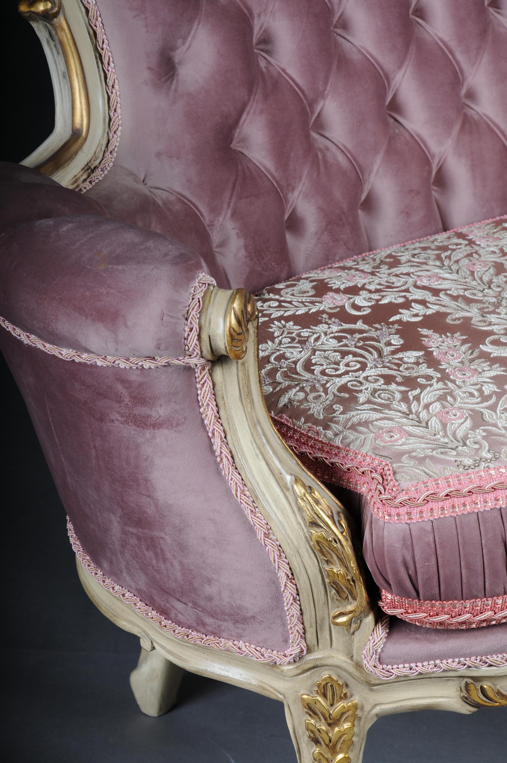 Canapé français extrêmement élégant, Louis XV en vente 2