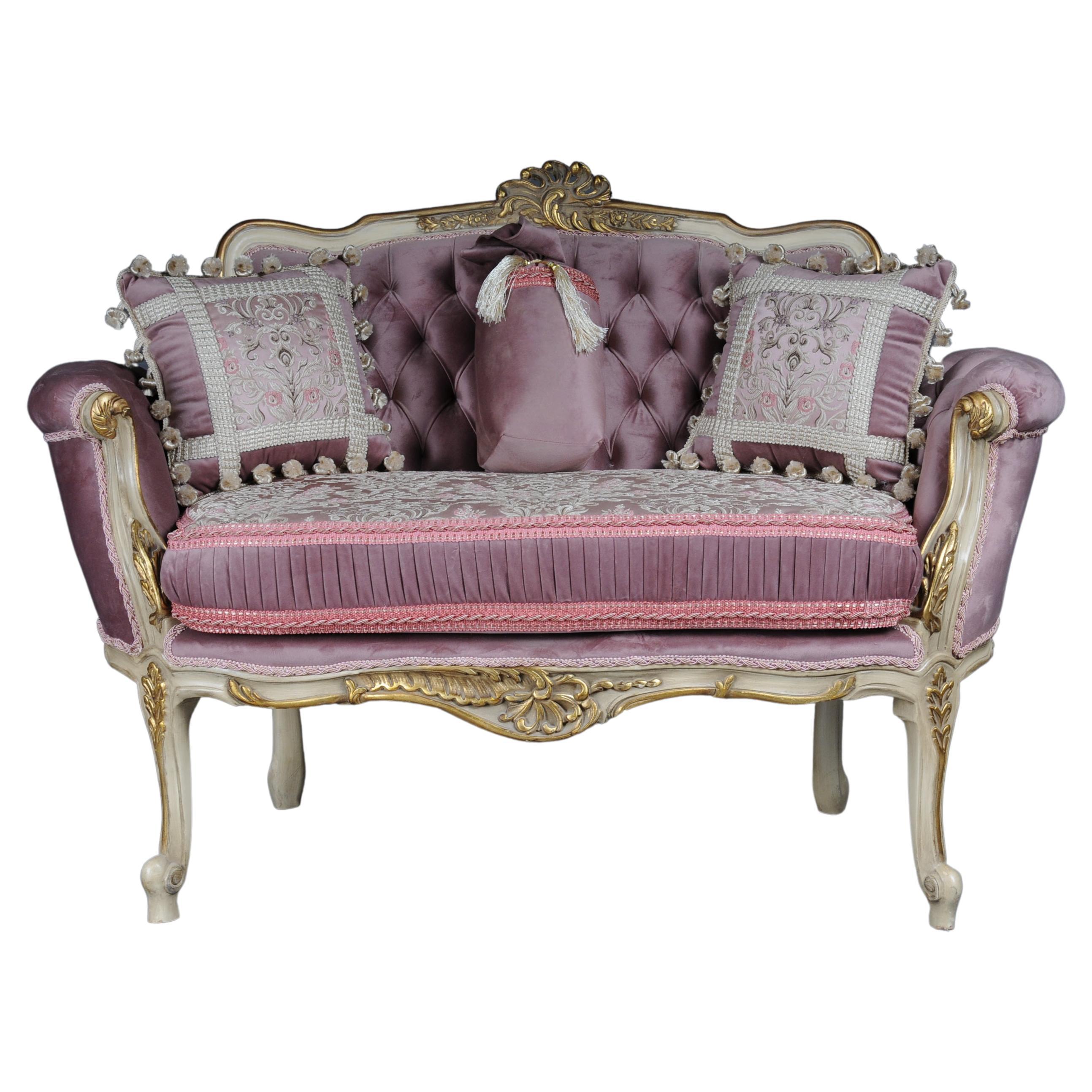 Canapé français extrêmement élégant, Louis XV en vente