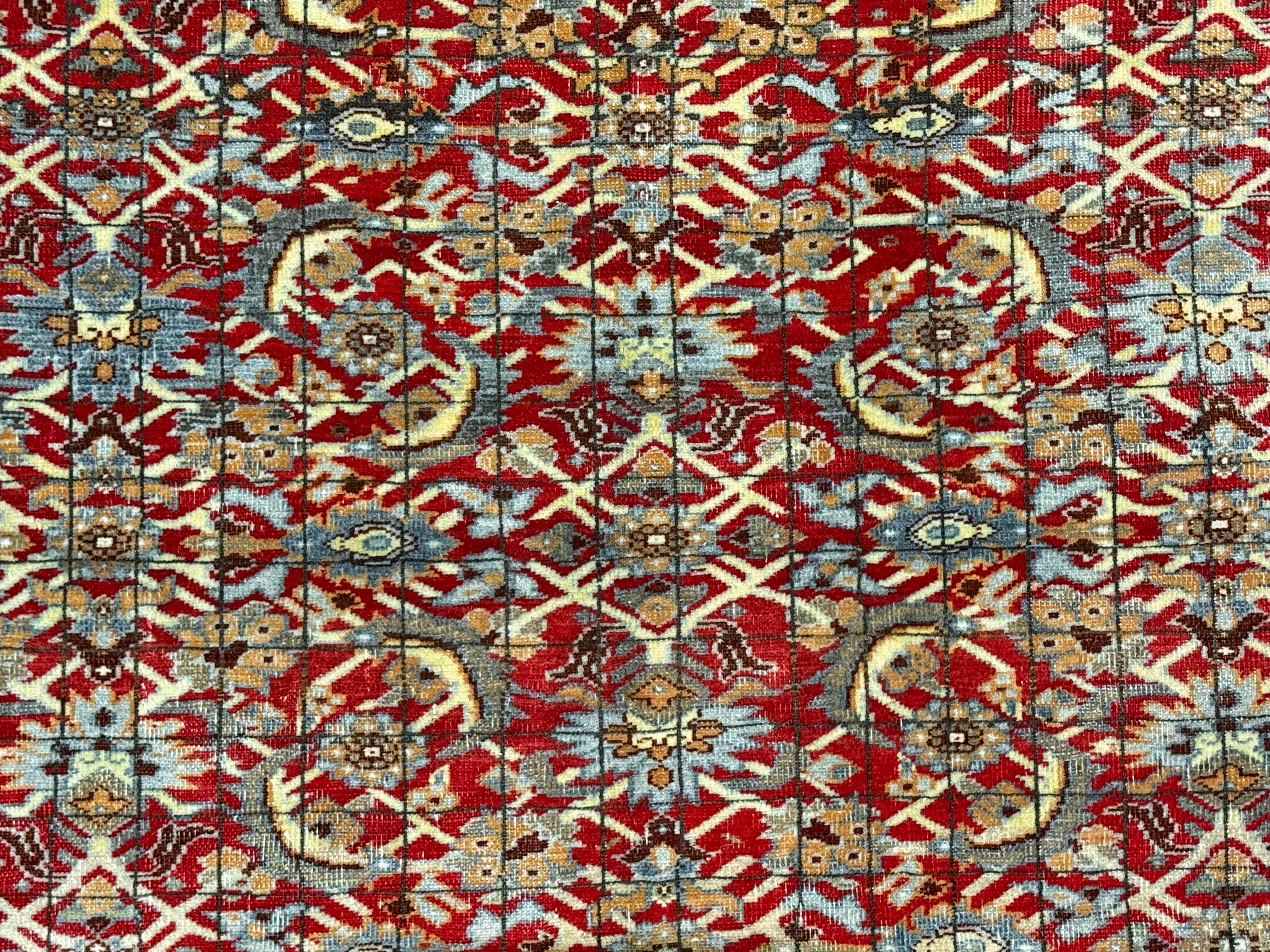 Extremely Fine Antique Mishan Malayer Rug 7’0