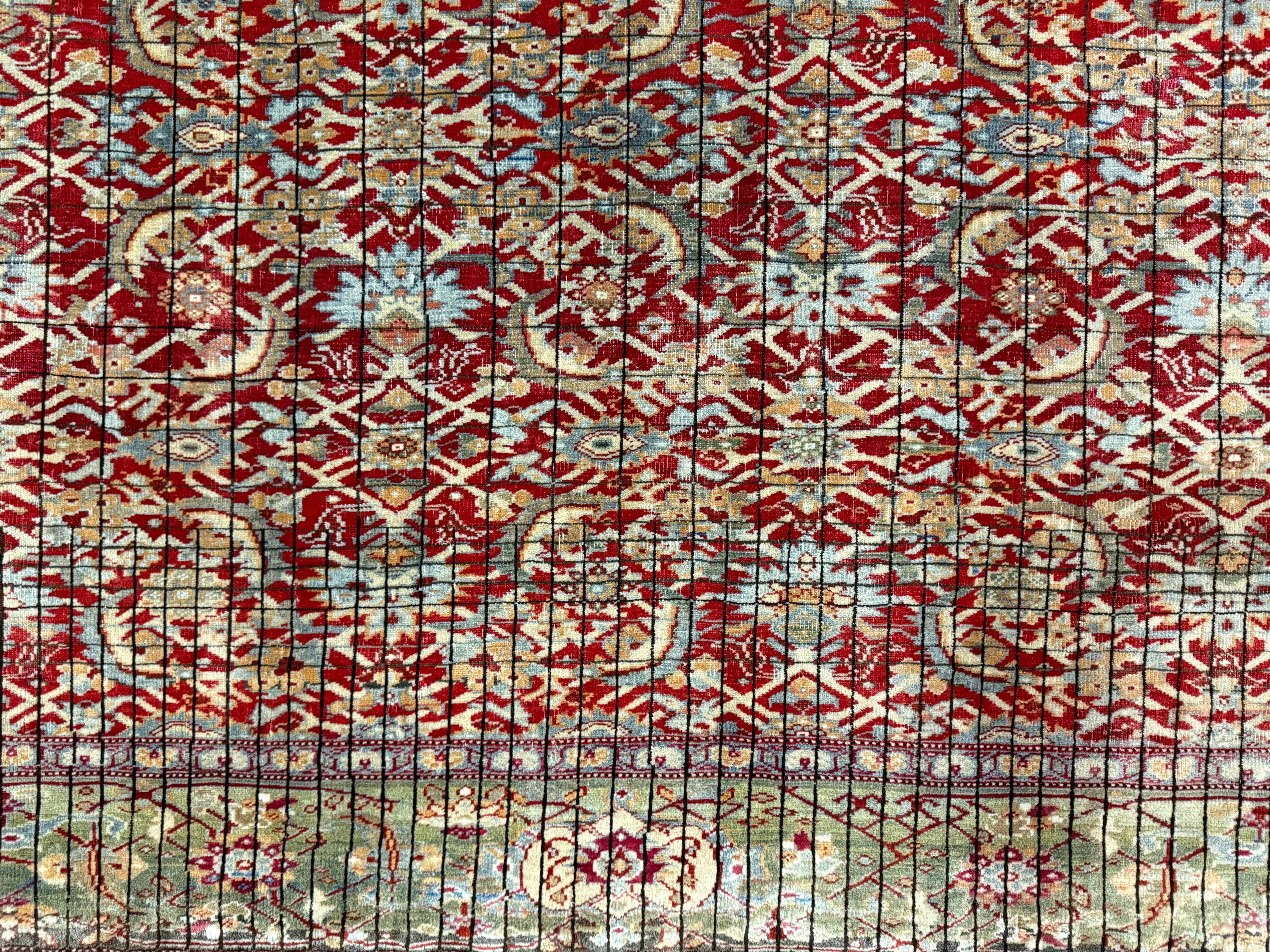 Extremely Fine Antique Mishan Malayer Rug 7’0