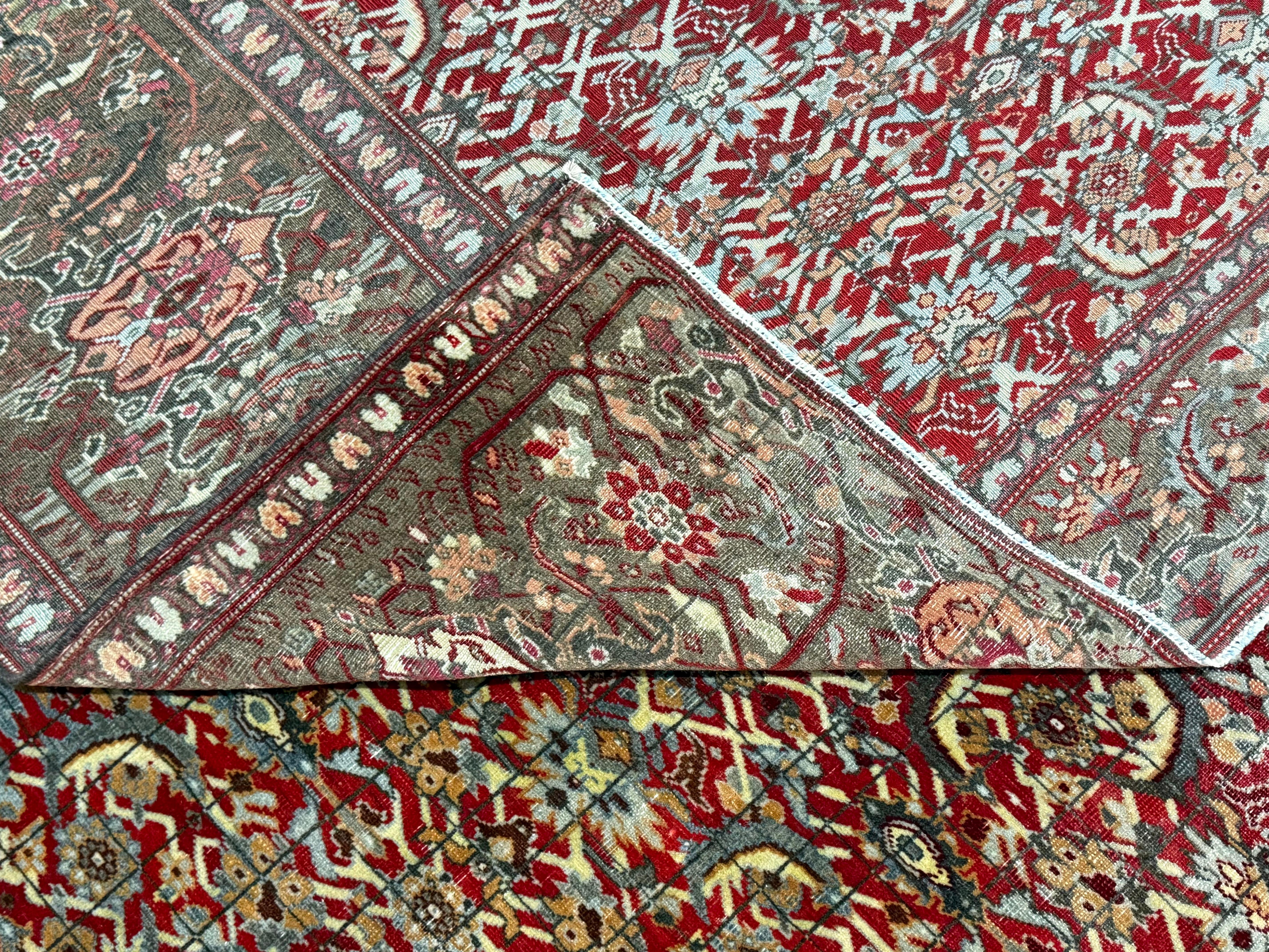 Extremely Fine Antique Mishan Malayer Rug 7’0