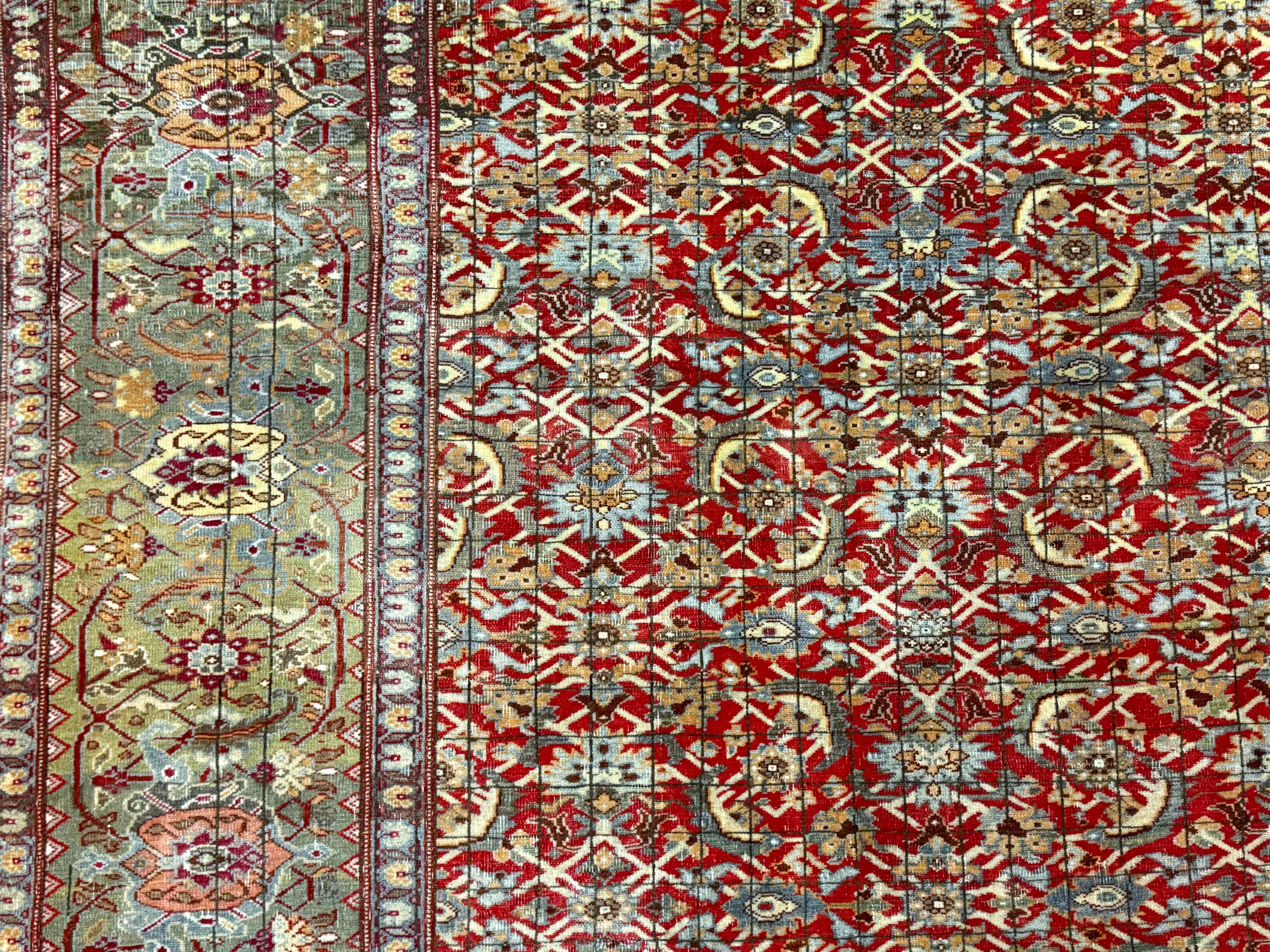 Extremely Fine Antique Mishan Malayer Rug 7’0